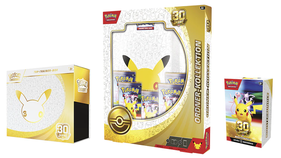 Pokémon kündigt Jubiläums-Karten offiziell an: Neue Pokémon-Karten feiern 30 Jahre TCG.