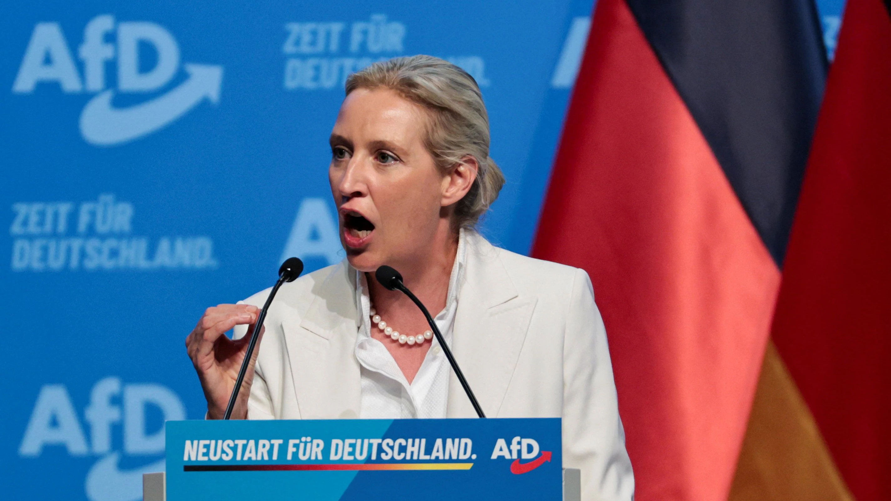 Heute.at - Weidel stellt sich gegen Kurs von Sachsens AfD