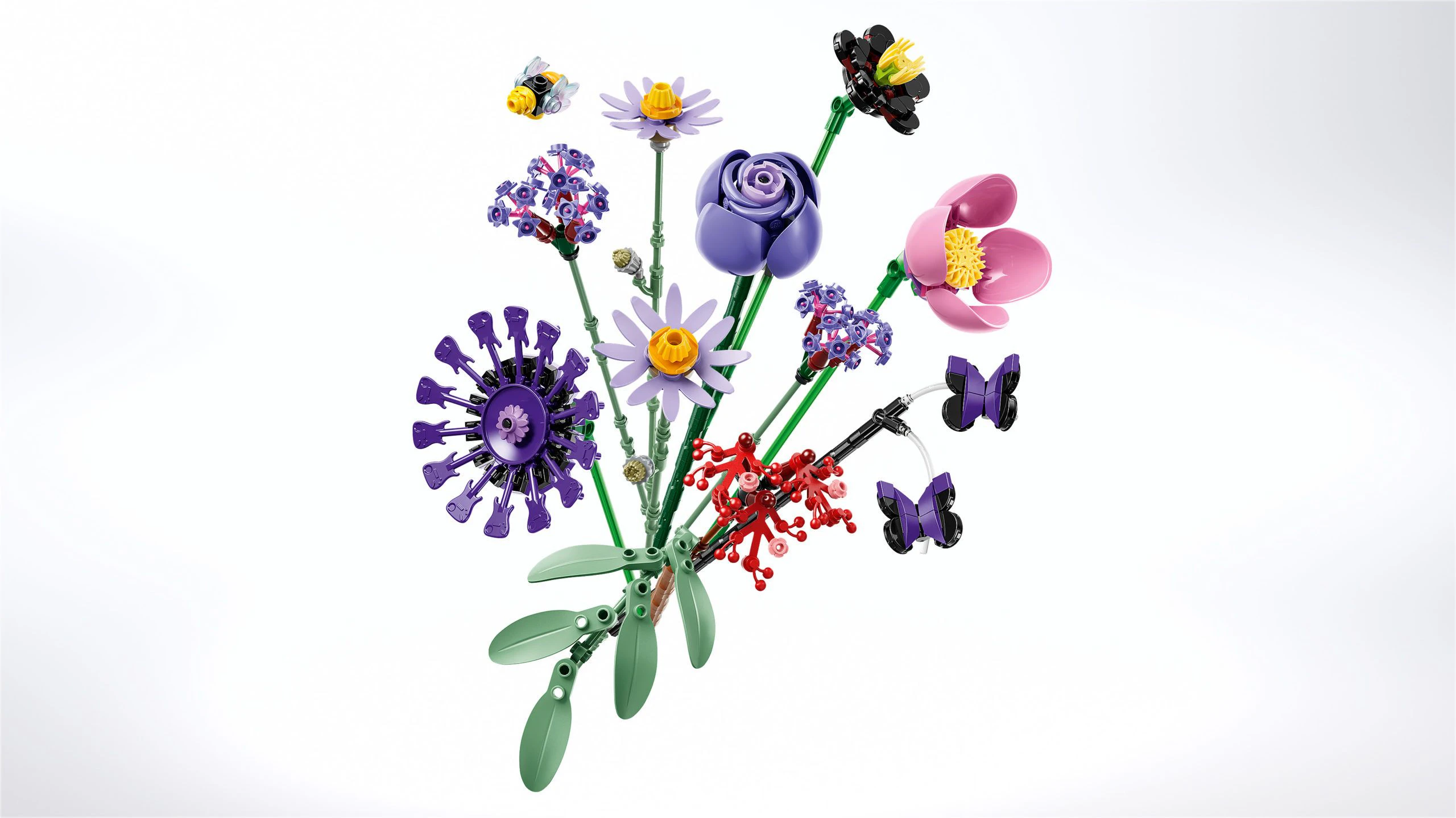 Der "LEGO Botanicals & LEGO Editions Olivia Rodrigos Blumenstrauß" mit 400 Teilen verbindet die Botanicals-Serie mit der Musikwelt der Sängerin. 