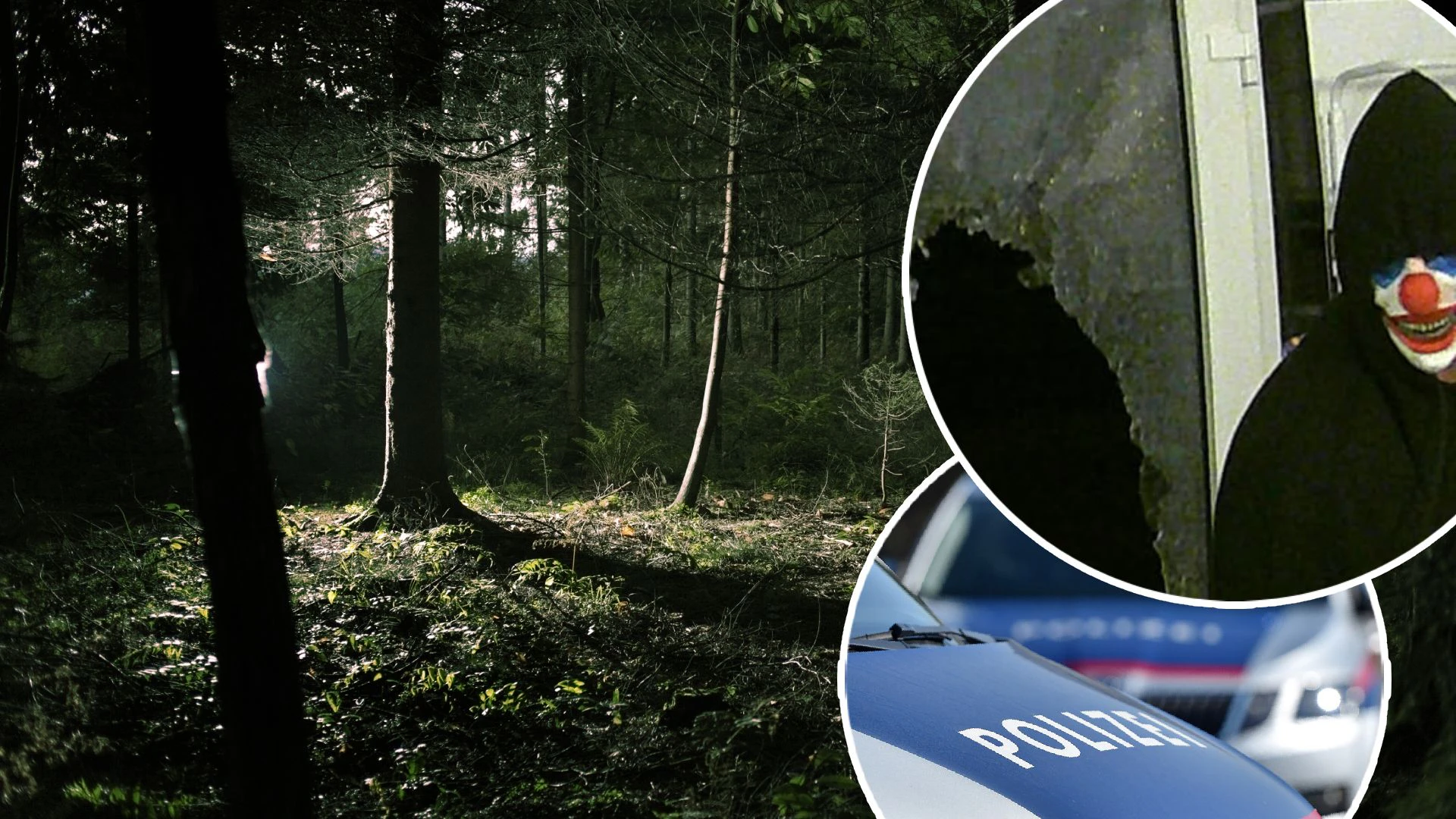 Der 43-Jährige wollte im Wald laut Polizei Videos für TikTok drehen. Dabei hatte er u.a. Horror-Masken wie diese von einem Einbruch im vergangenen Jahr.