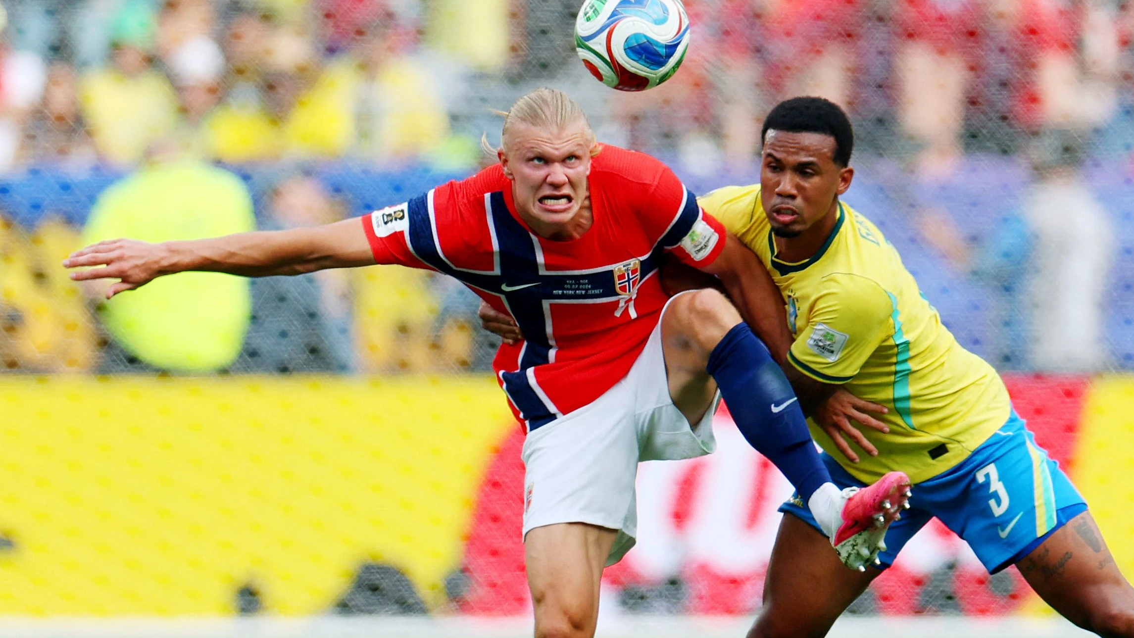 Heute.at - Haaland-Doppelpack! Norwegen besiegt Brasilien 2:1