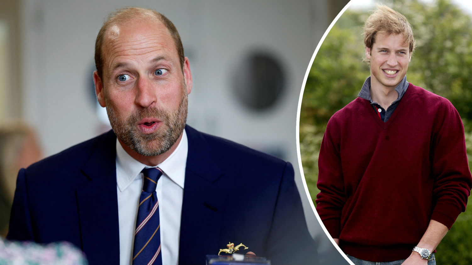 Vor knapp 20 Jahren hatte Prinz William noch eine beeindruckende Haarpracht.