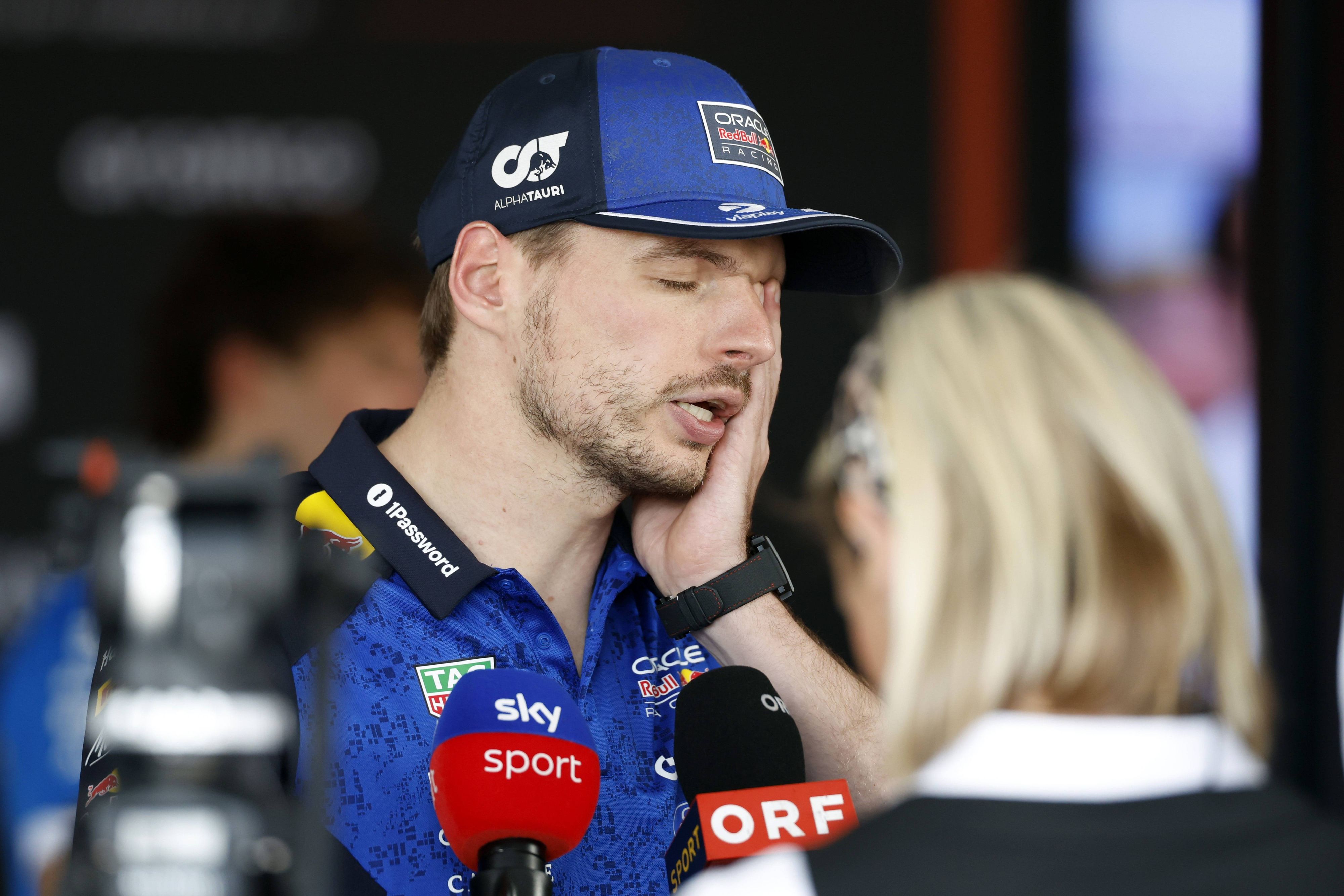 Max Verstappen ist unzufrieden.
