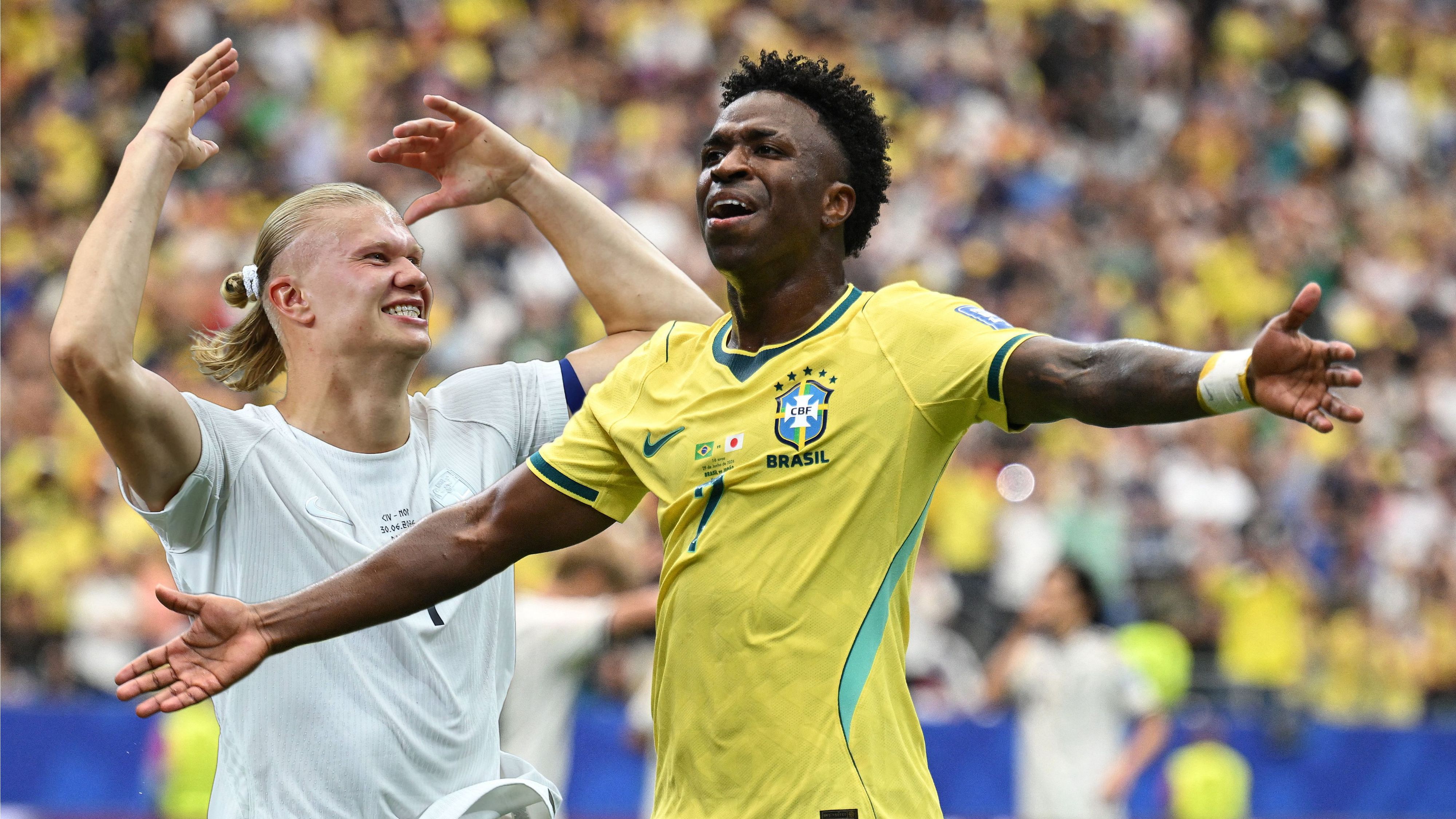 Erling Haaland und Vinicius Junior