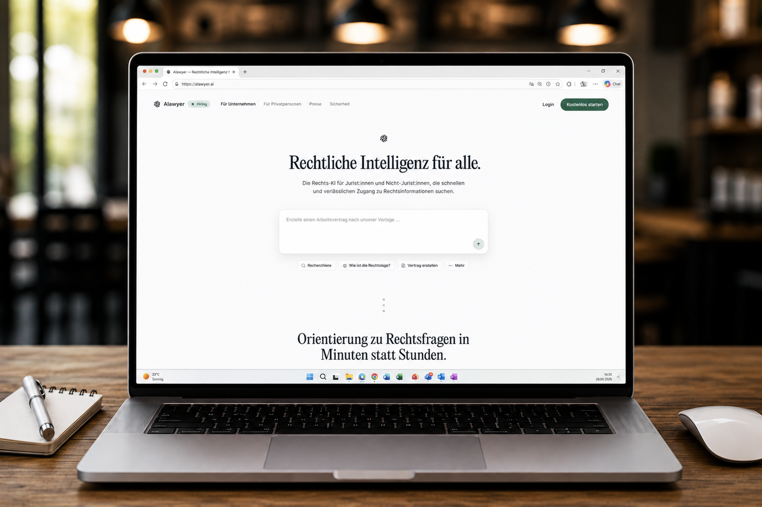 Heute.at - Neue Rechts-KI Alawyer startet jetzt in Österreich
