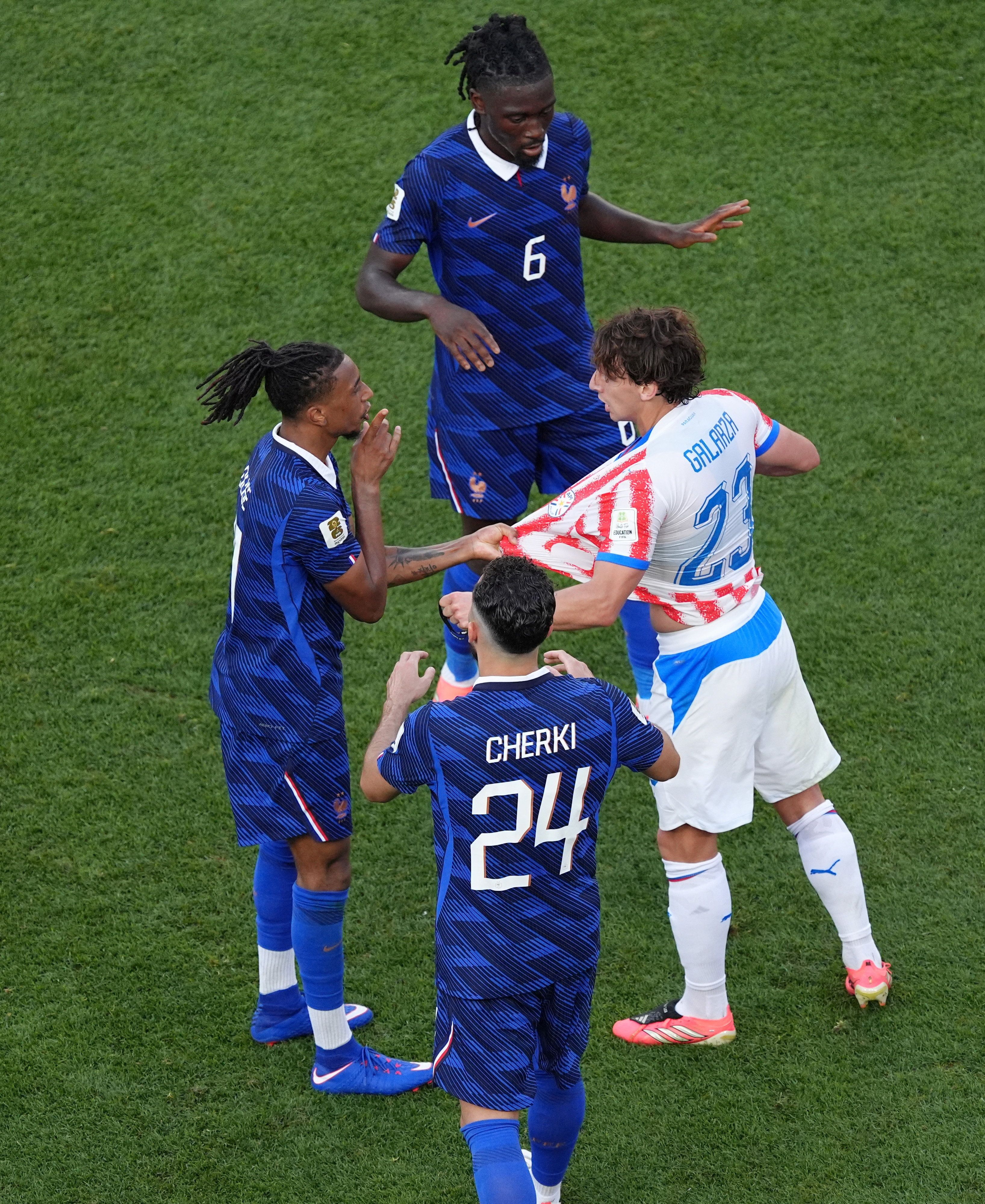 Matias Galarza sorgte gegen Frankreich für Aufregung