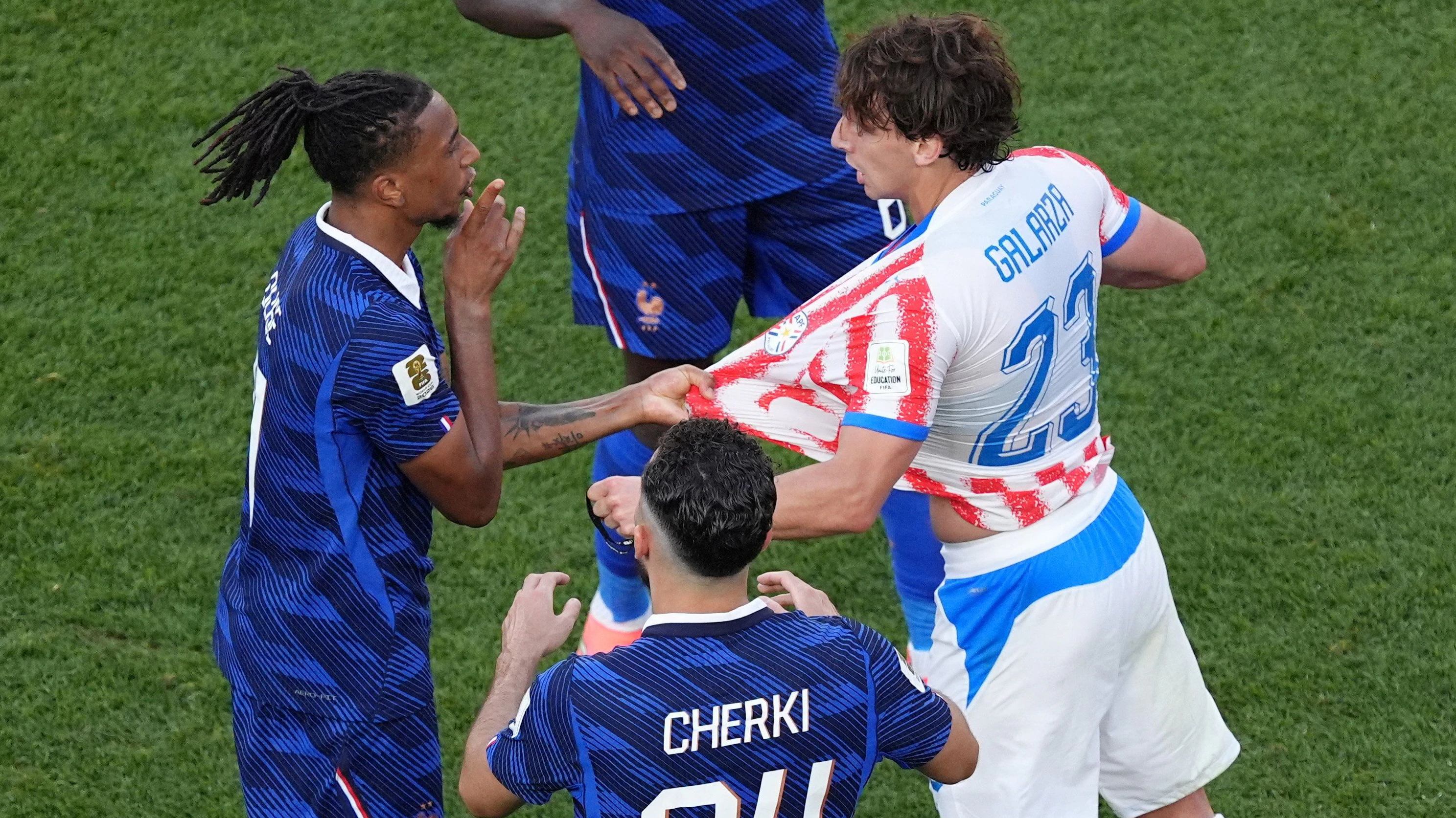 Matias Galarza sorgte gegen Frankreich für Aufregung