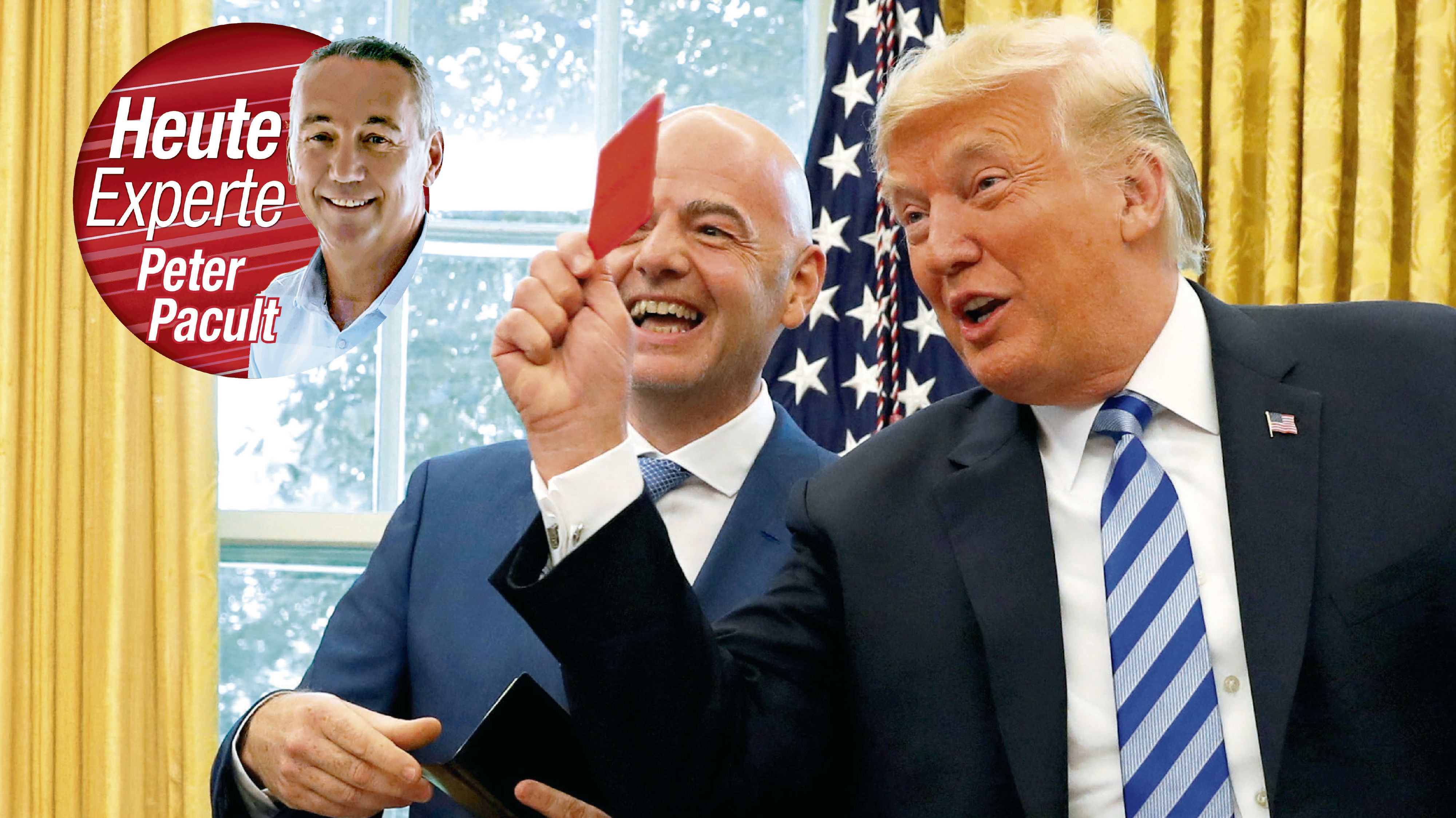 US-Präsident Donald Trump mit FIFA-Boss Gianni Infantino