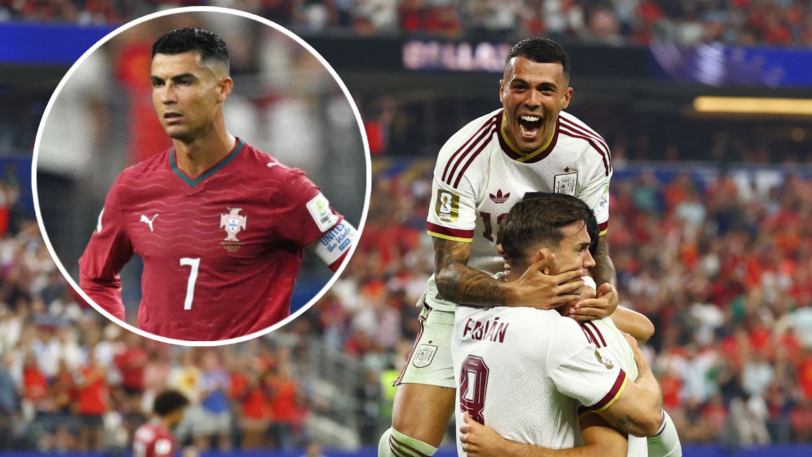 Spanien schoss Cristiano Ronaldo in die WM-Pension.