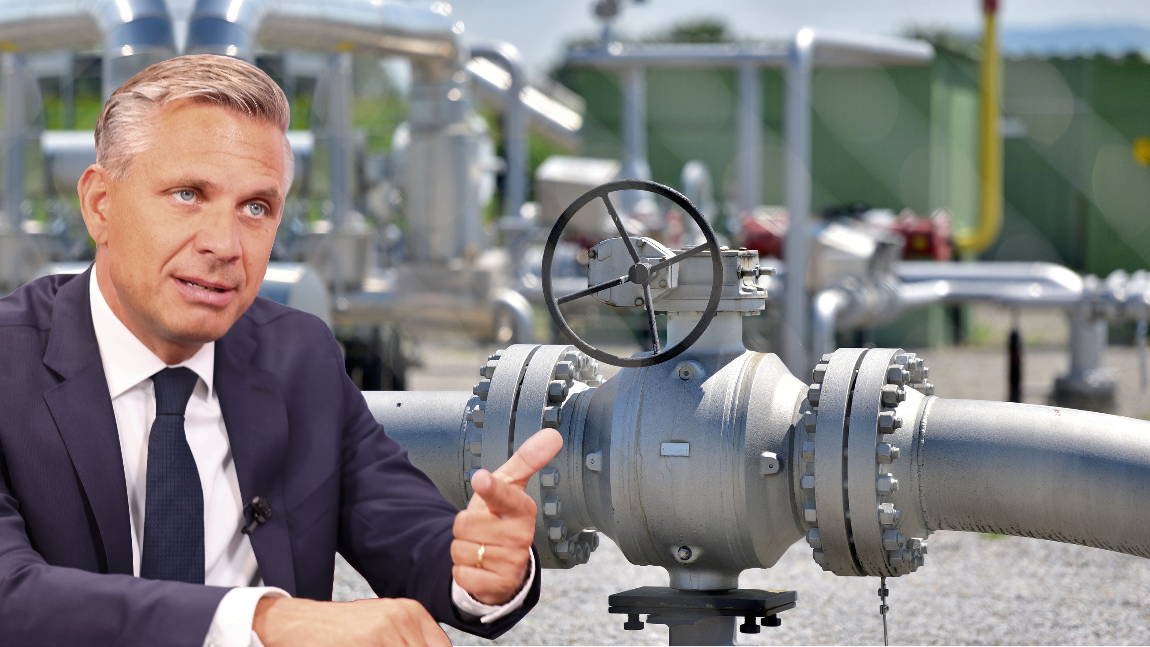 Wirtschafts- und Energieminister Hattmannsdorfer (ÖVP begrüßt Verlängerung der Gasreserve: 