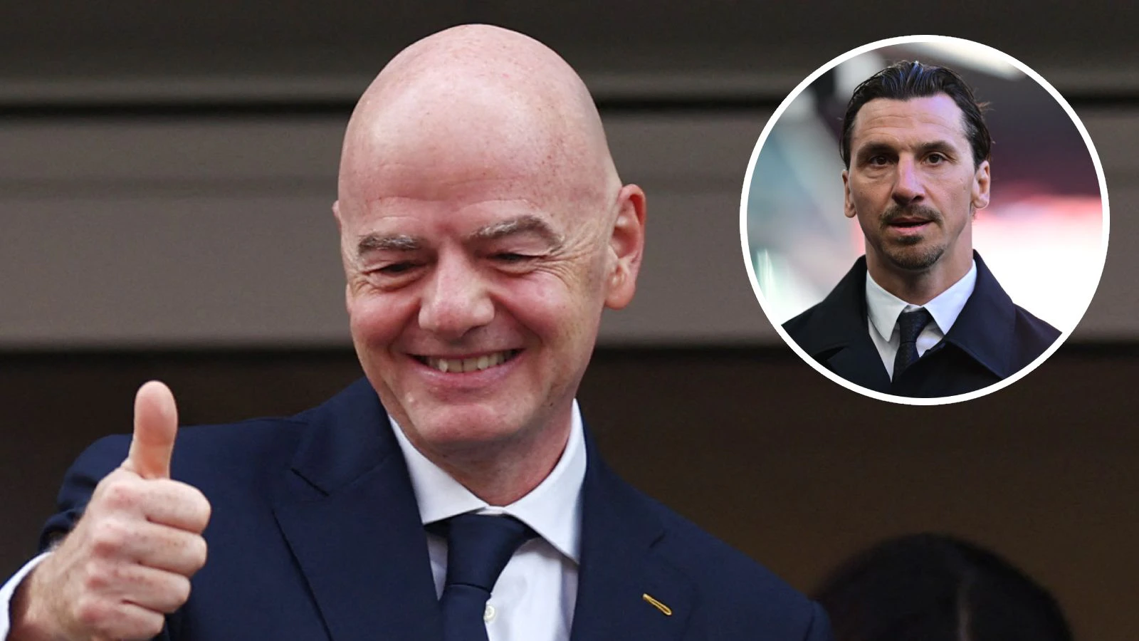 Gianni Infantino und Zlatan Ibrahimovic