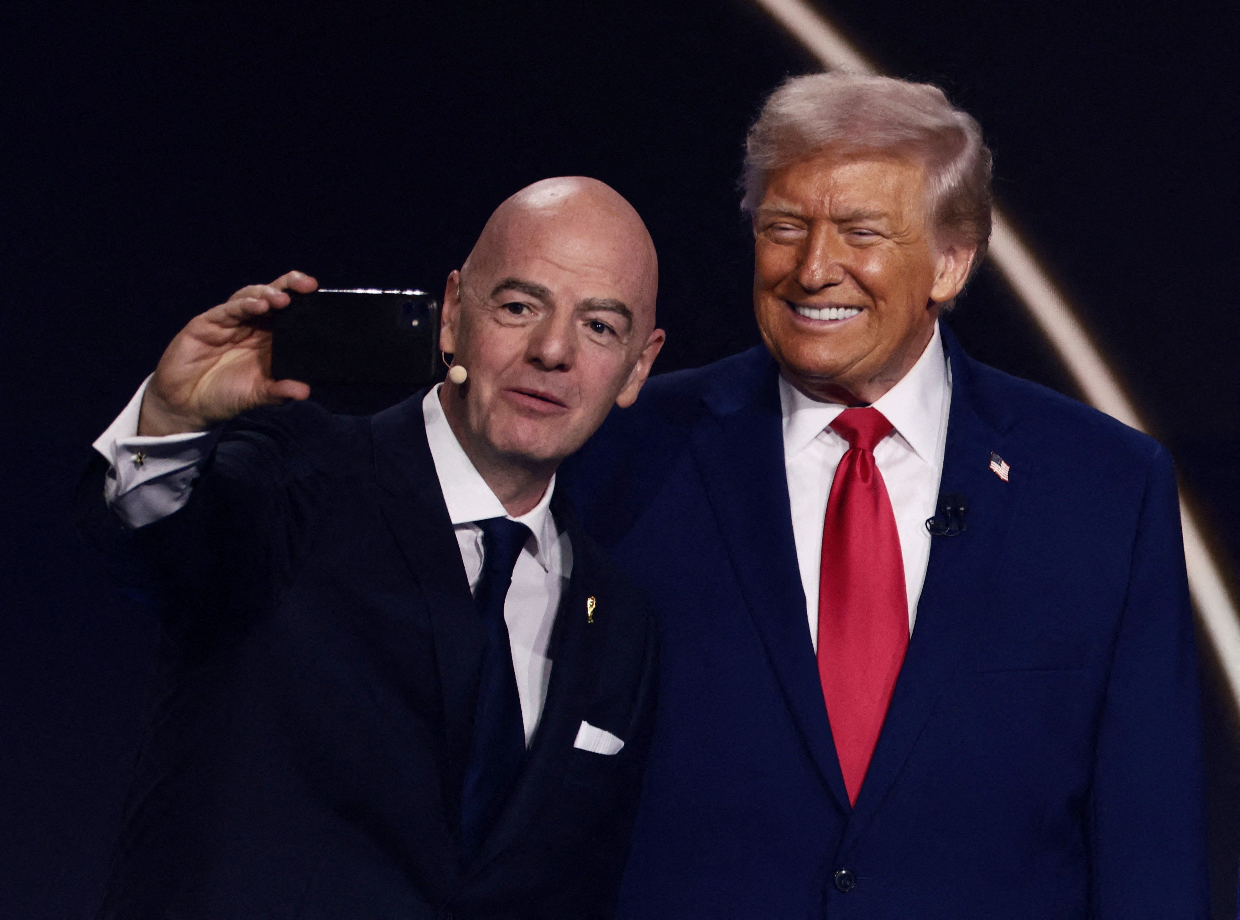 Gianni Infantino und Donald Trump