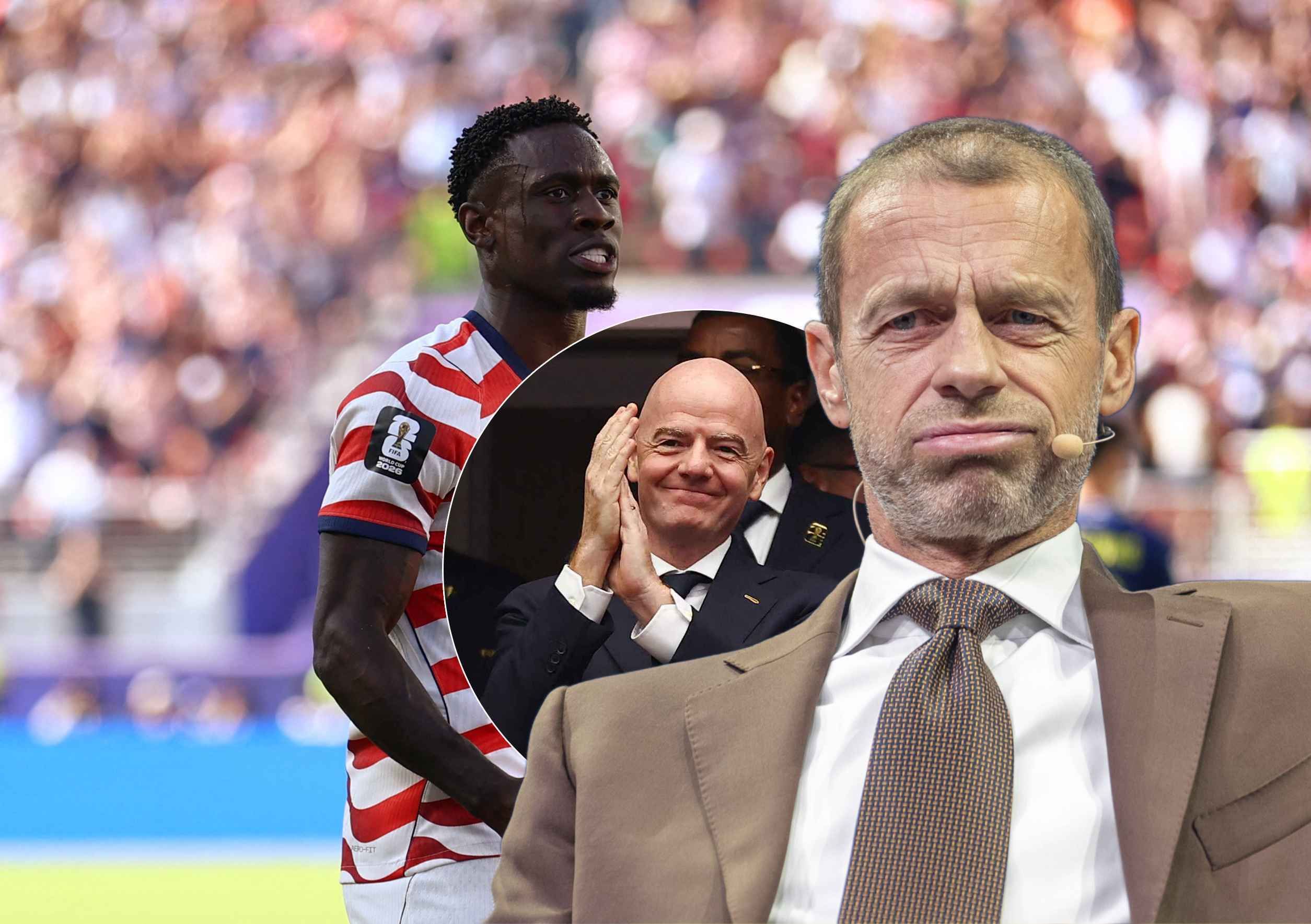 Die UEFA (rechts im Bild Boss Ceferin) kann die FIFA-Entscheidung im 