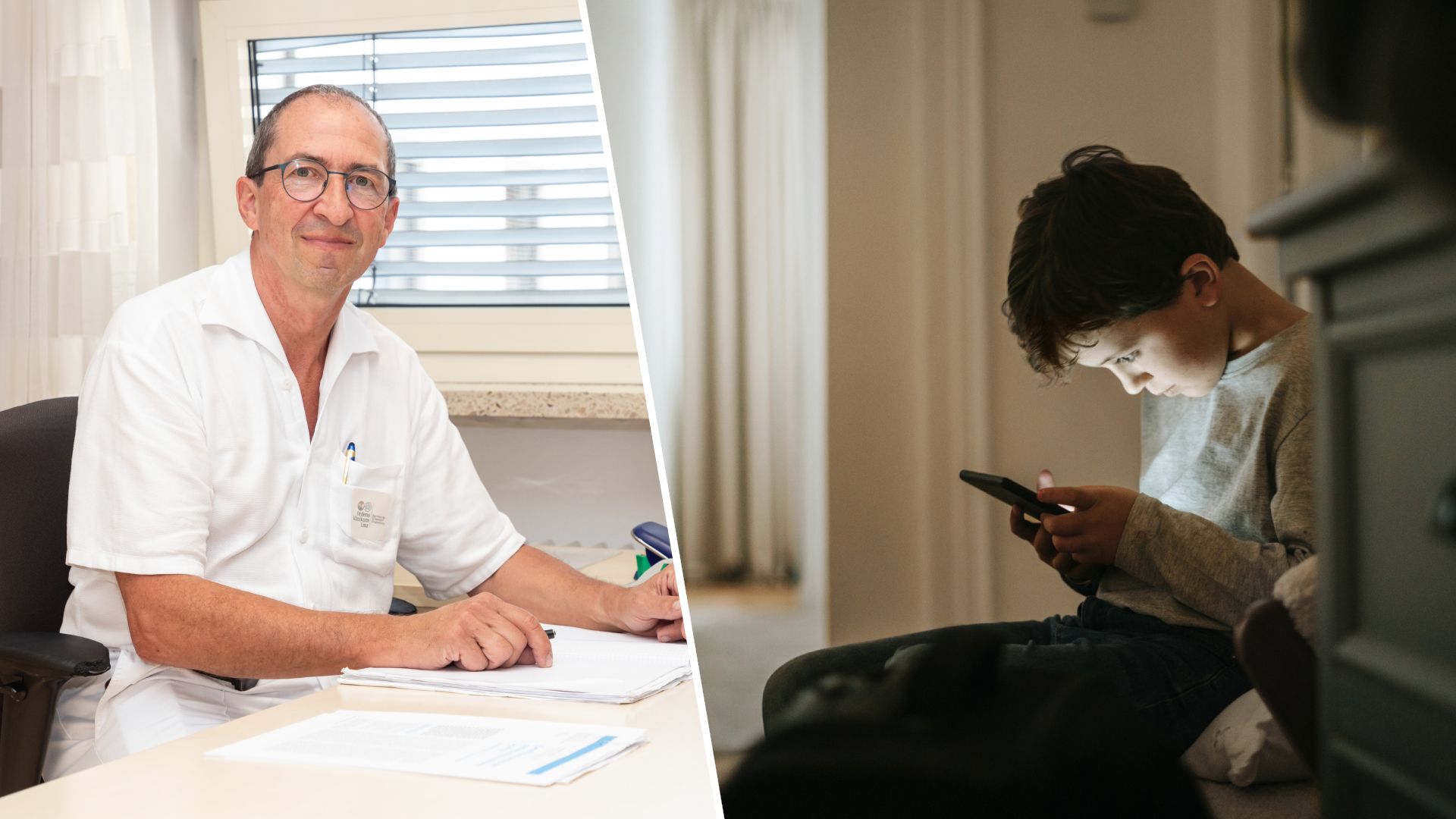 Dr. Gerhard Nell, Leiter der Kinder- und Jugendheilkunde am Ordensklinikum Linz Barmherzige Schwestern, warnt vor zu viel Bildschirmzeit für Kinder. (Symbolbild)