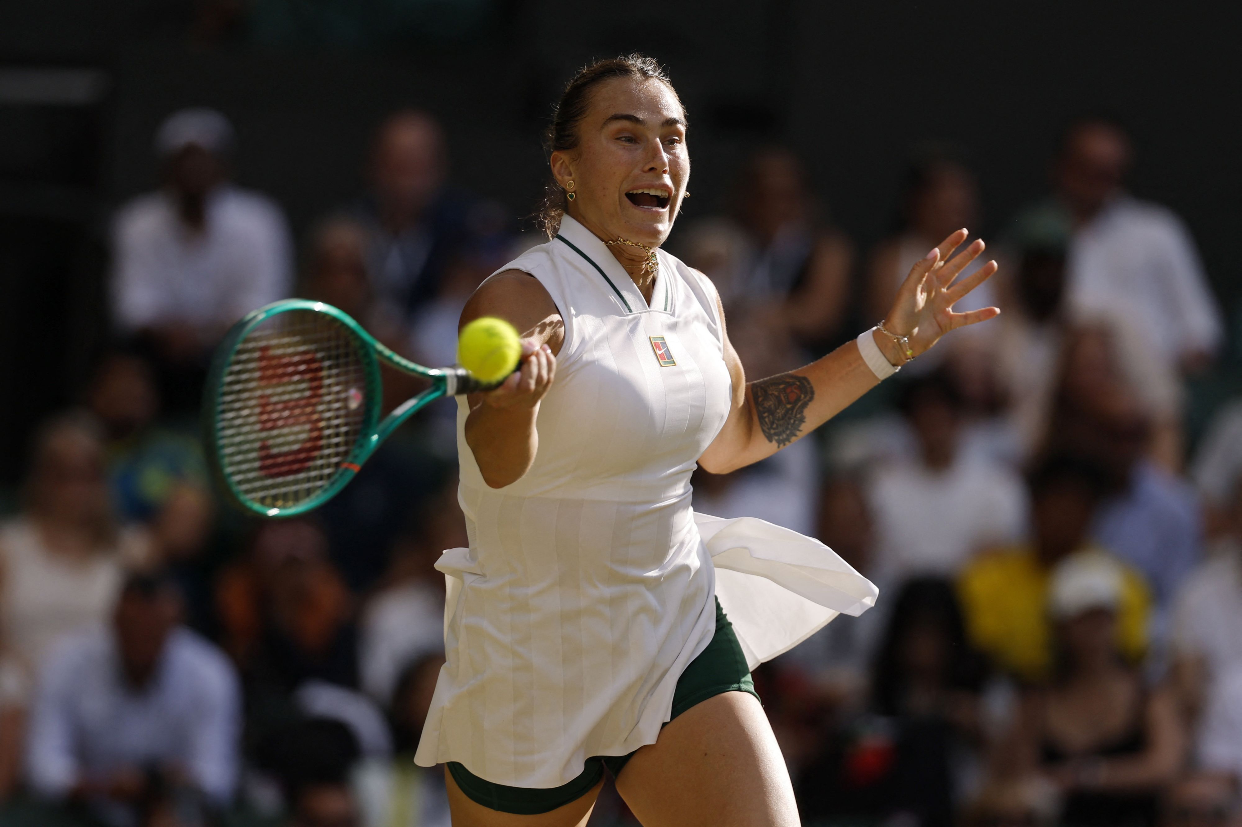 Aryna Sabalenka hat nach dem Wimbledon-Aus großen Durst.