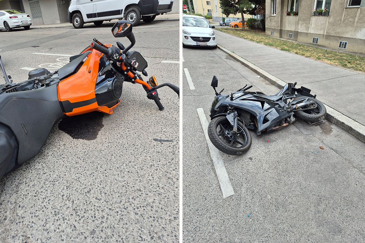 In der Meißnergasse wurde eine regelrechte Spur der Zerstörung hinterlassen.