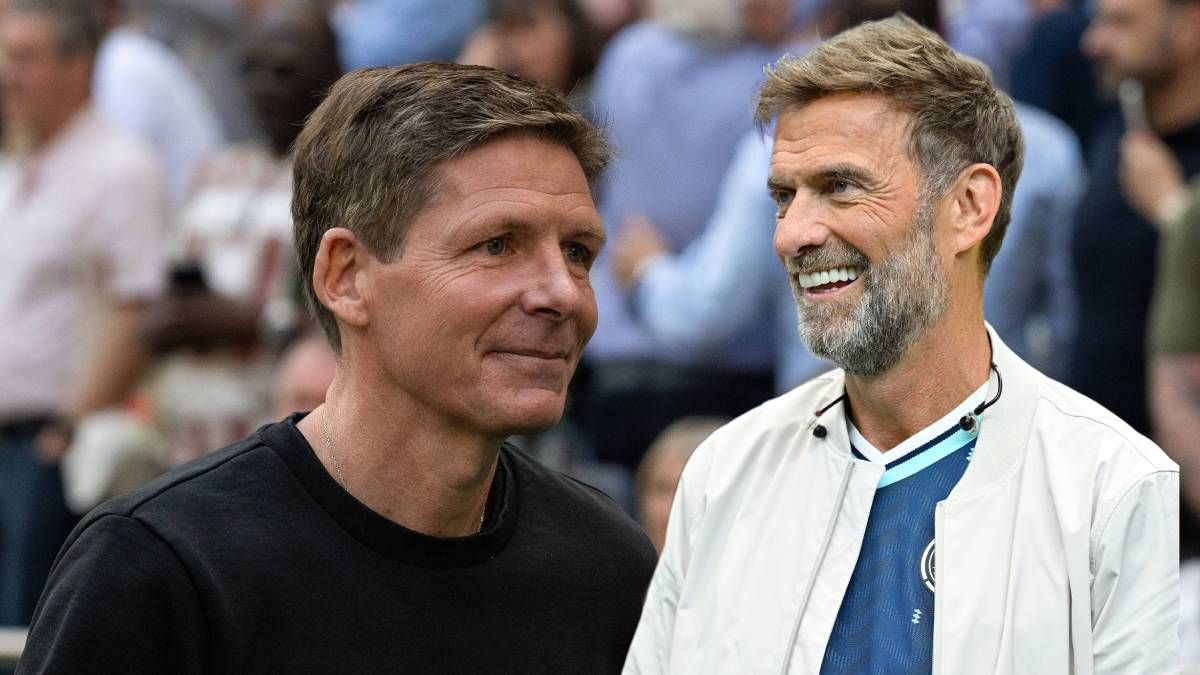 Oliver Glasner und Jürgen Klopp.