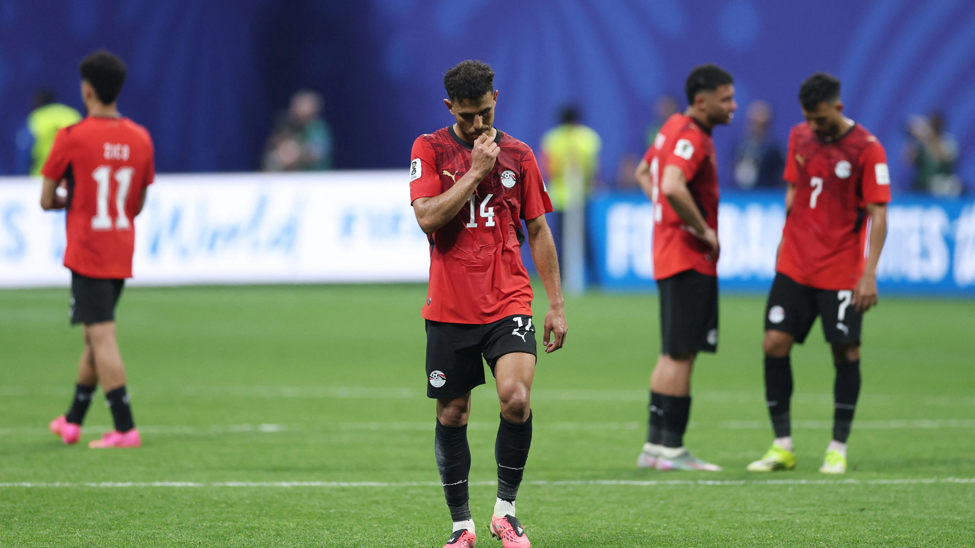Ägypten ist bei der Fußball-WM im Achtelfinale raus. 