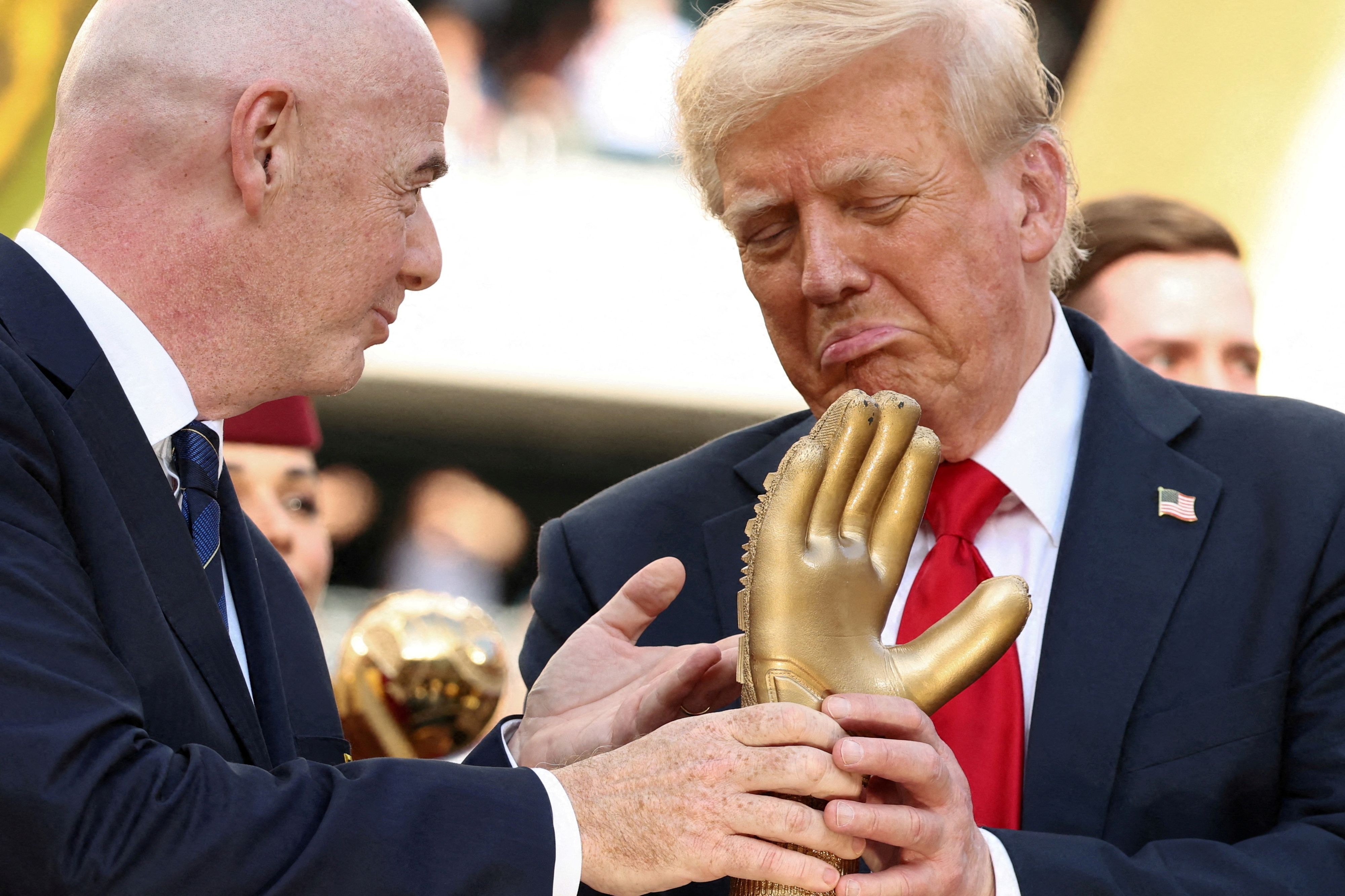 FIFA-Boss Gianni Infantino und US-Präsident Donald Trump