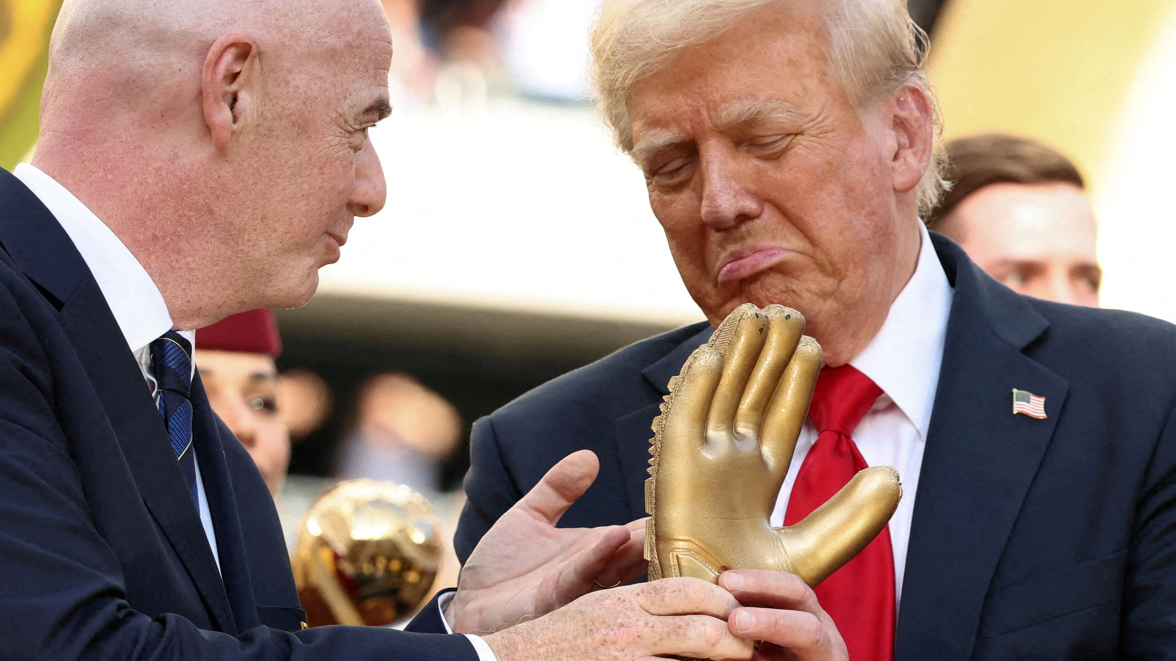 FIFA-Boss Gianni Infantino und US-Präsident Donald Trump