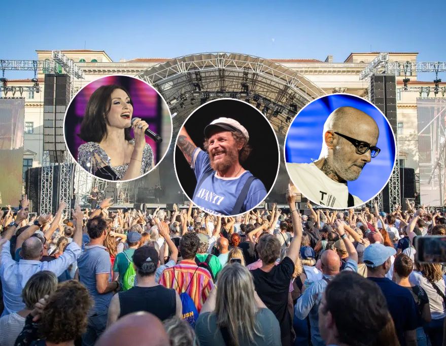 Sophie Ellis-Bextor, Jovanotti und Moby (v.l.) sind die Headliner beim 