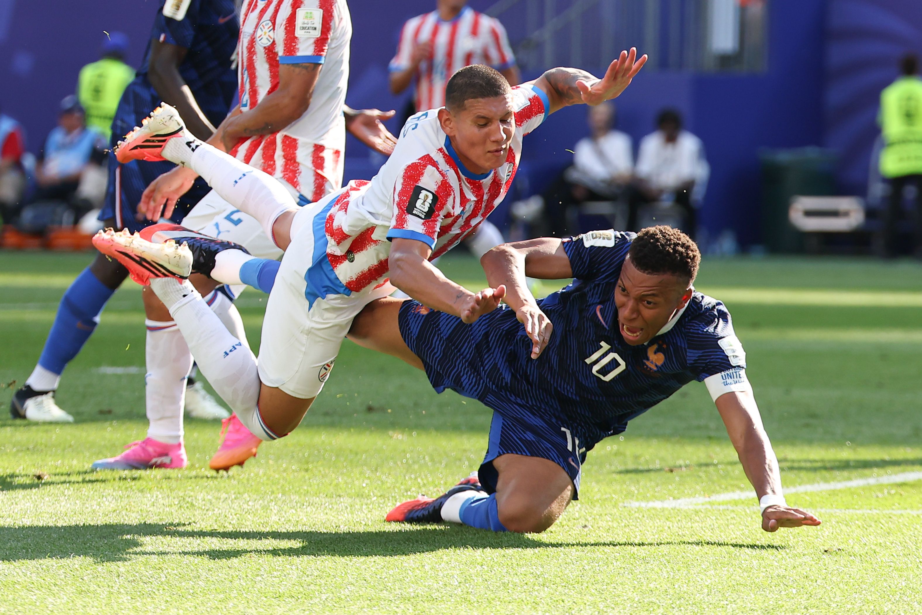 Kylian Mbappe im WM-Achtelfinale gegen Paraguay