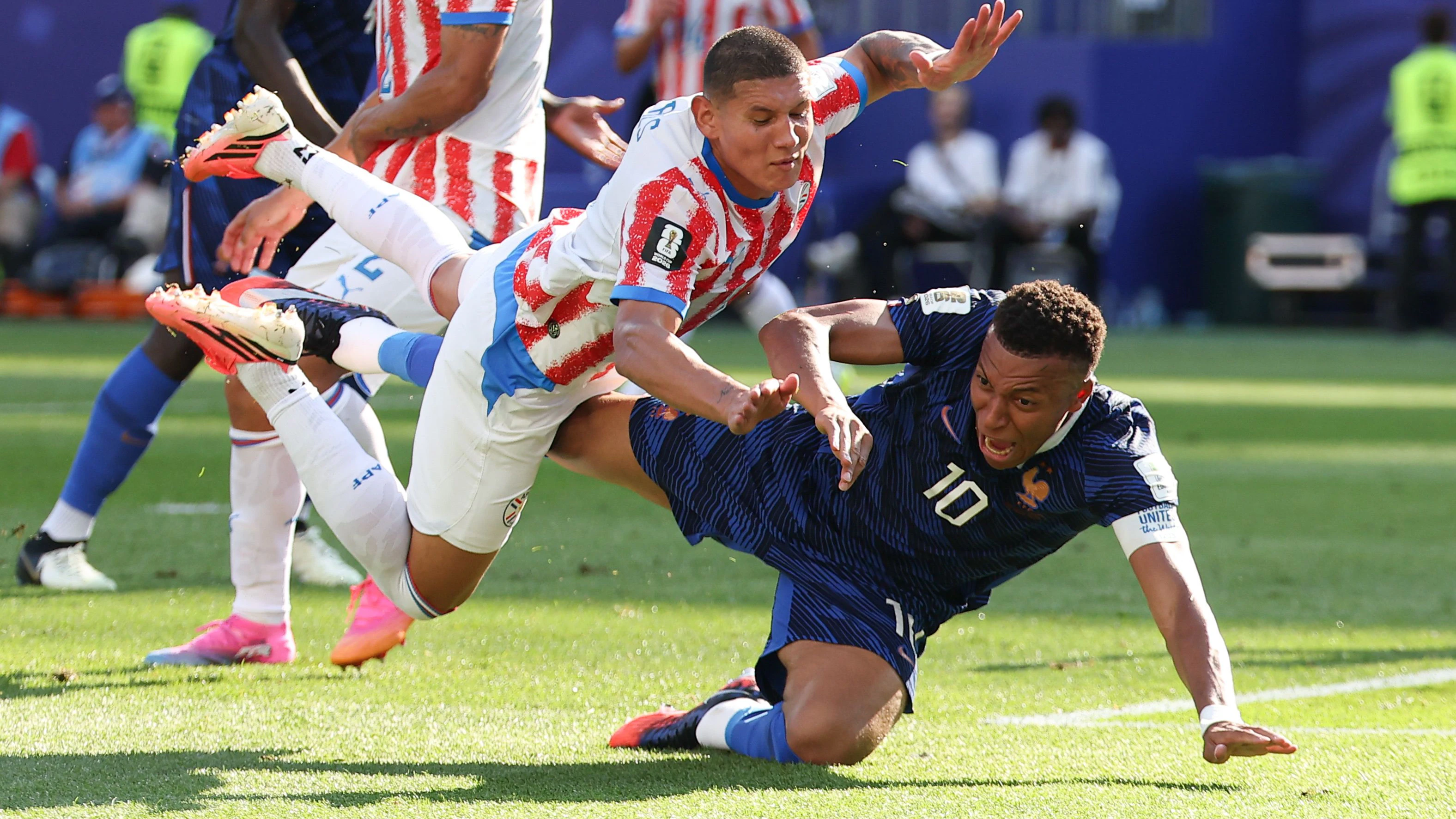 Kylian Mbappe im WM-Achtelfinale gegen Paraguay