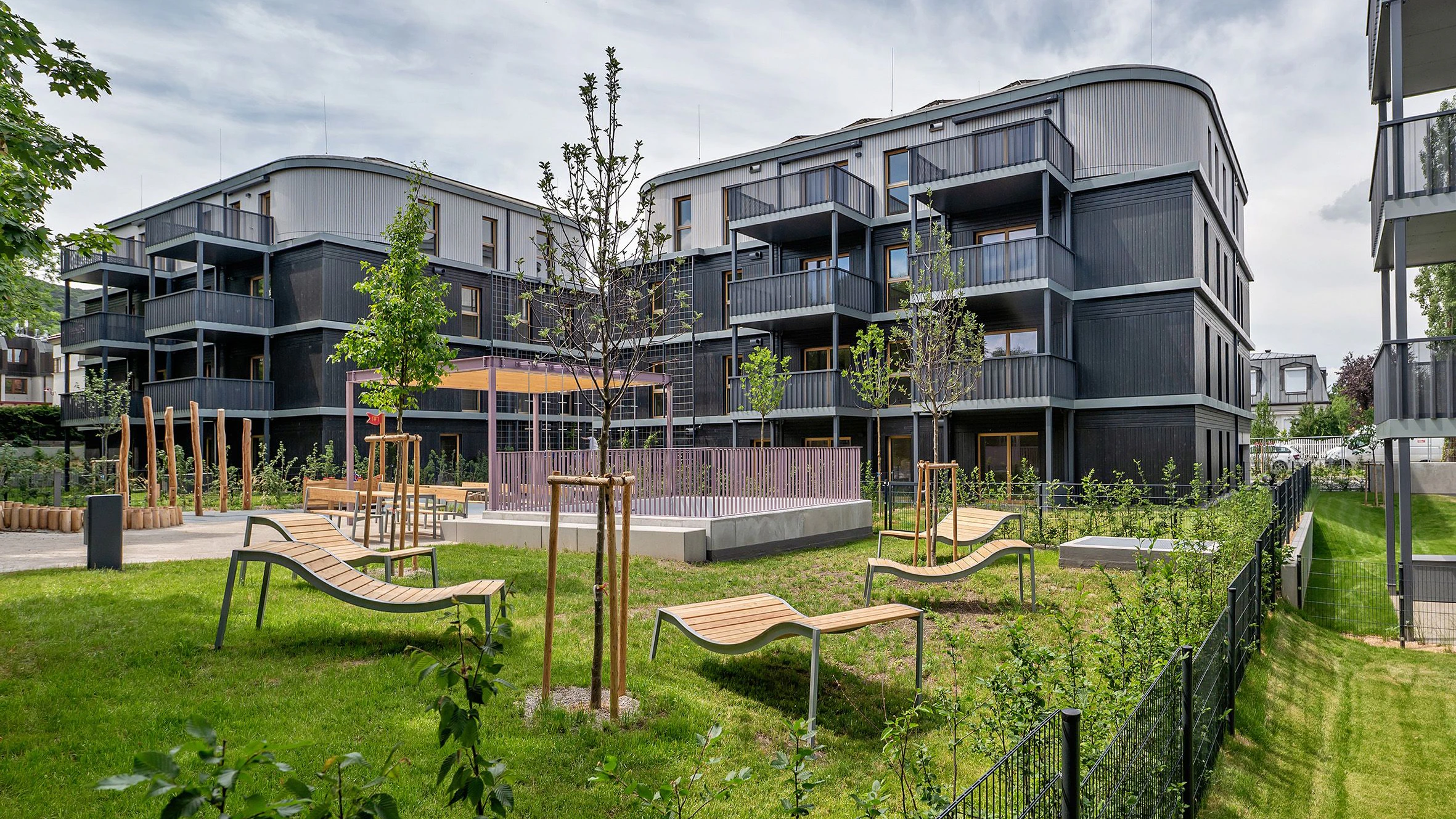 Die "Grünen Stadtvillen" in Mödling sind fertig.