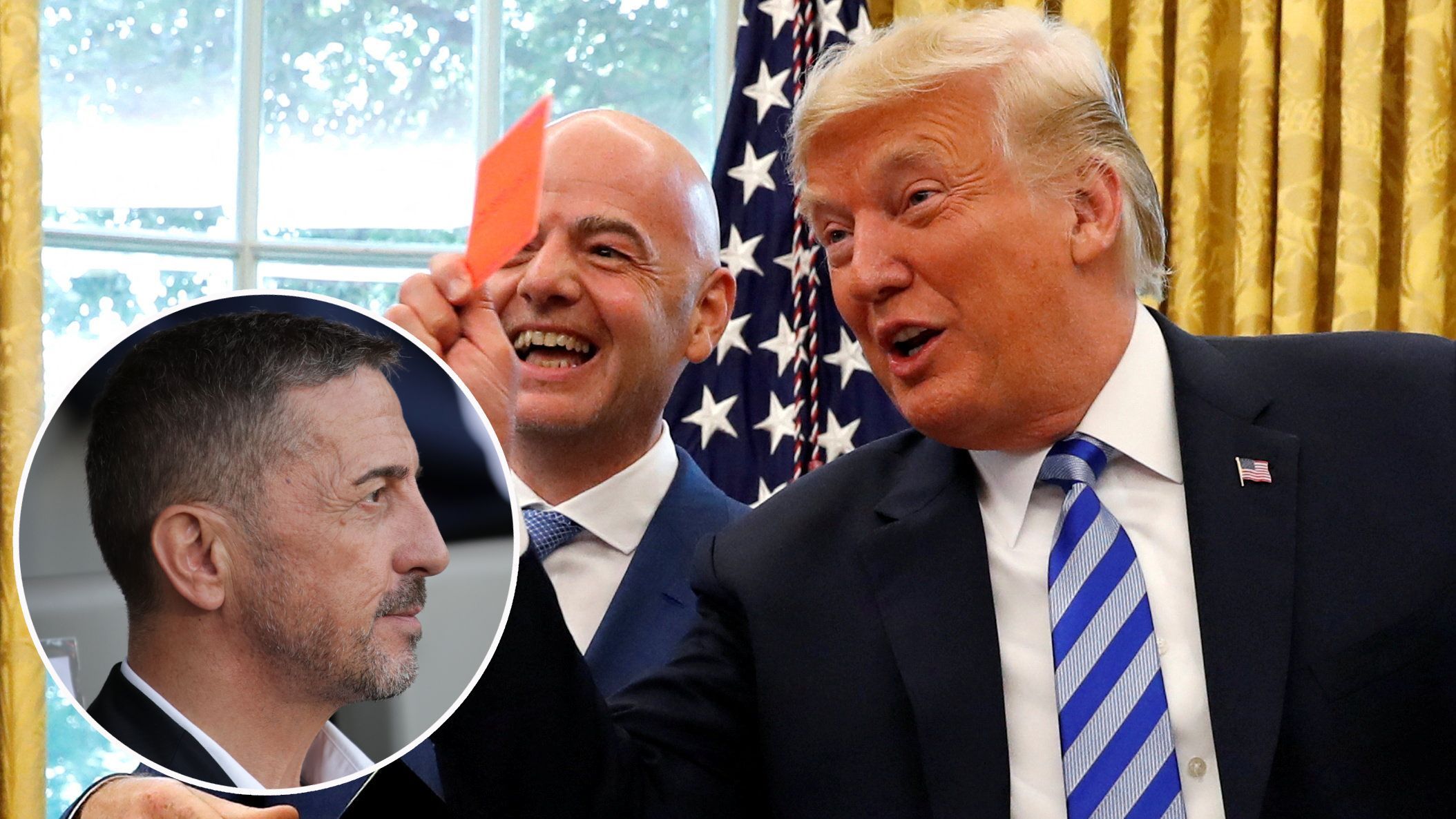 Georg Pangl über FIFA-Boss Gianni Infantino und Donald Trump.