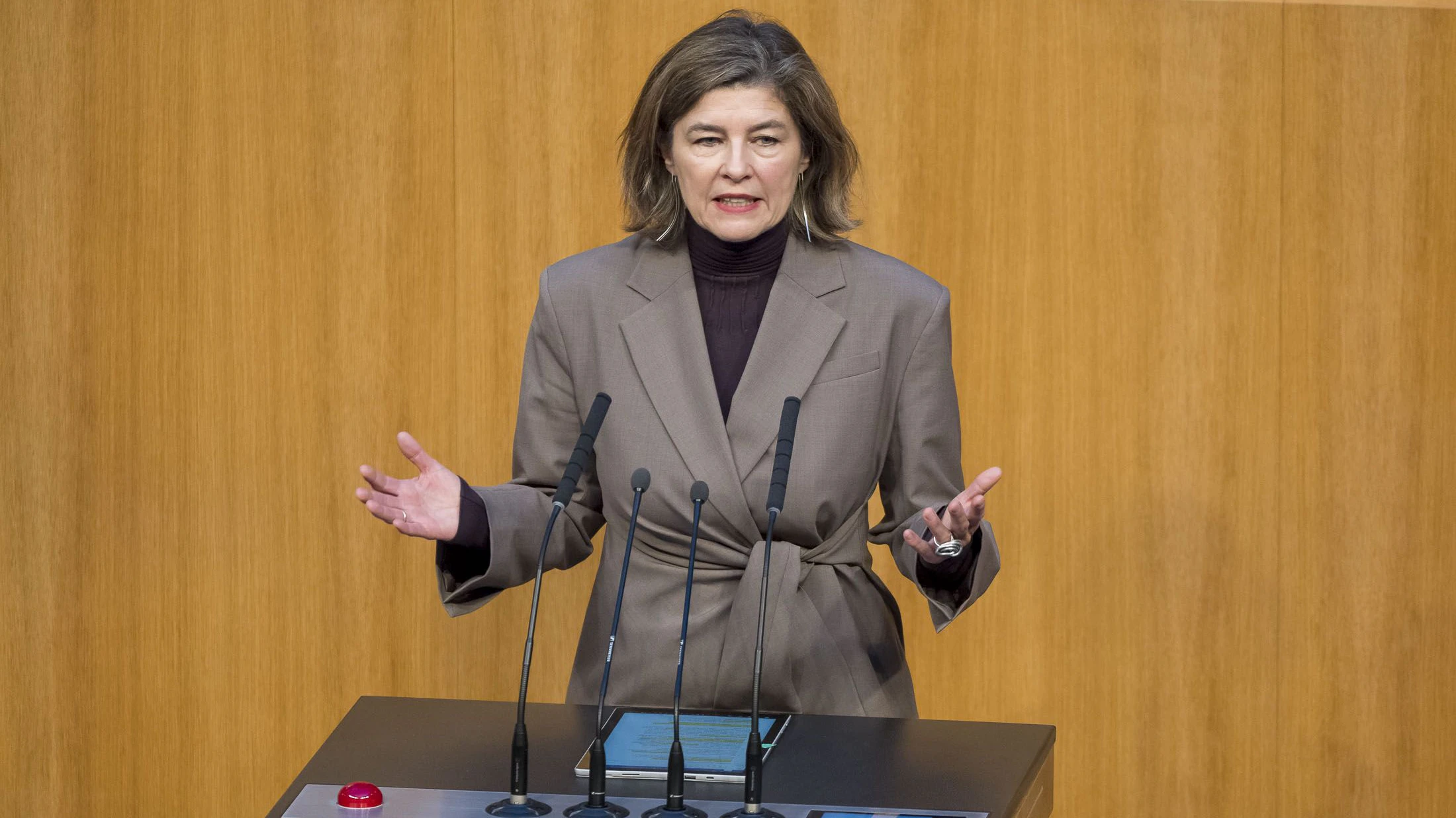 "Die Regierung wollte ein umfangreiches Gesetz im Husch-Pfusch-Verfahren durchpeitschen, obwohl keinerlei Dringlichkeit bestand", so die grüne Verkehrssprecherin Elisabeth Götze.
