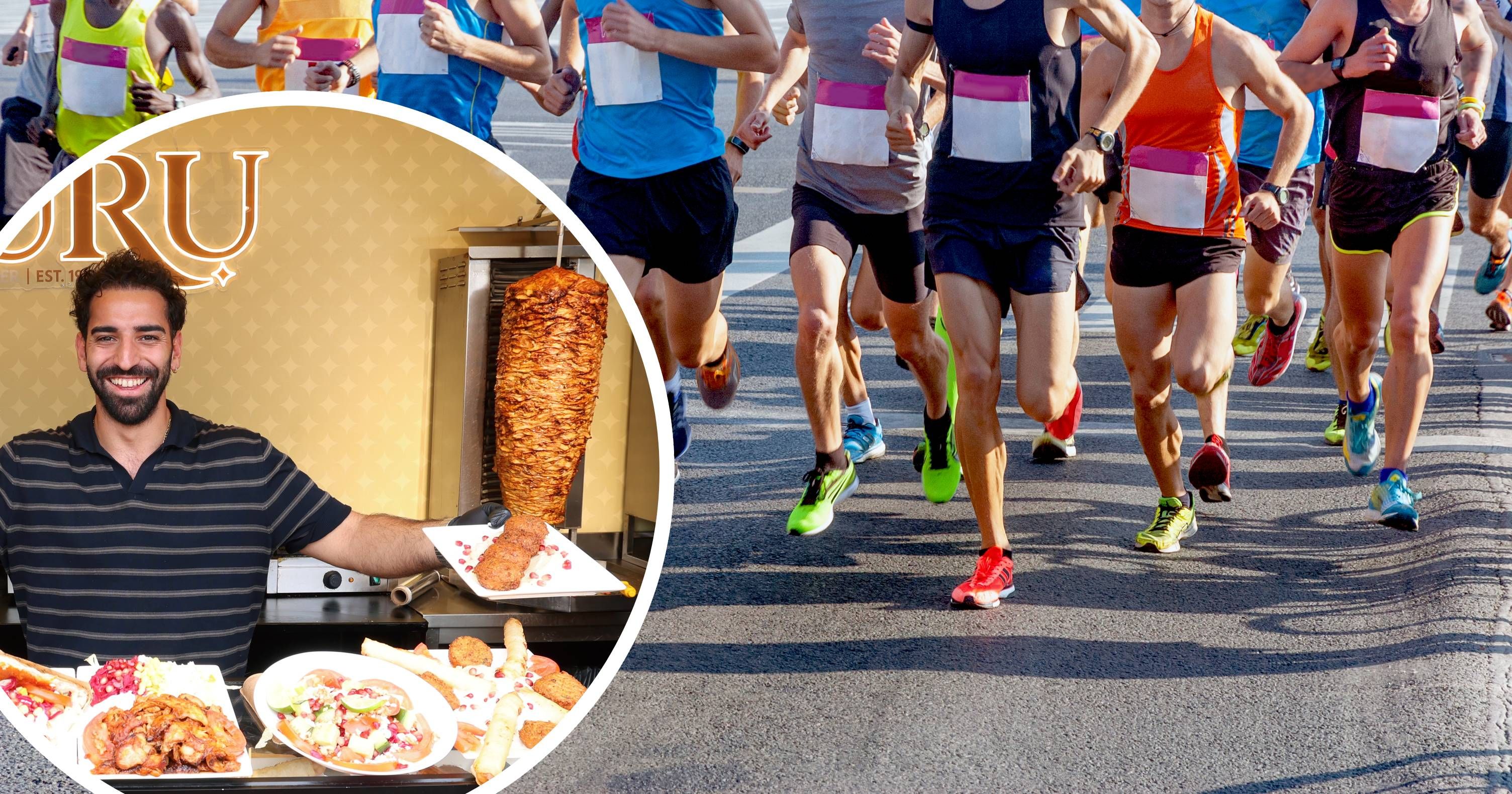 Umut Delil (li.) hatte die Idee für den Döner-Run. Die erste Runde startet am Donnerstag.