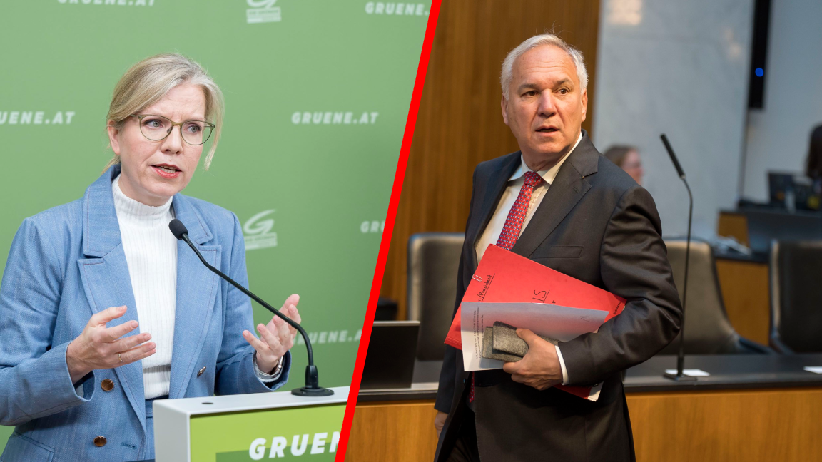 Leonore Gewessler fordert eine Abwahlmöglichkeit von Nationalratspräsident Walter Rosenkranz.