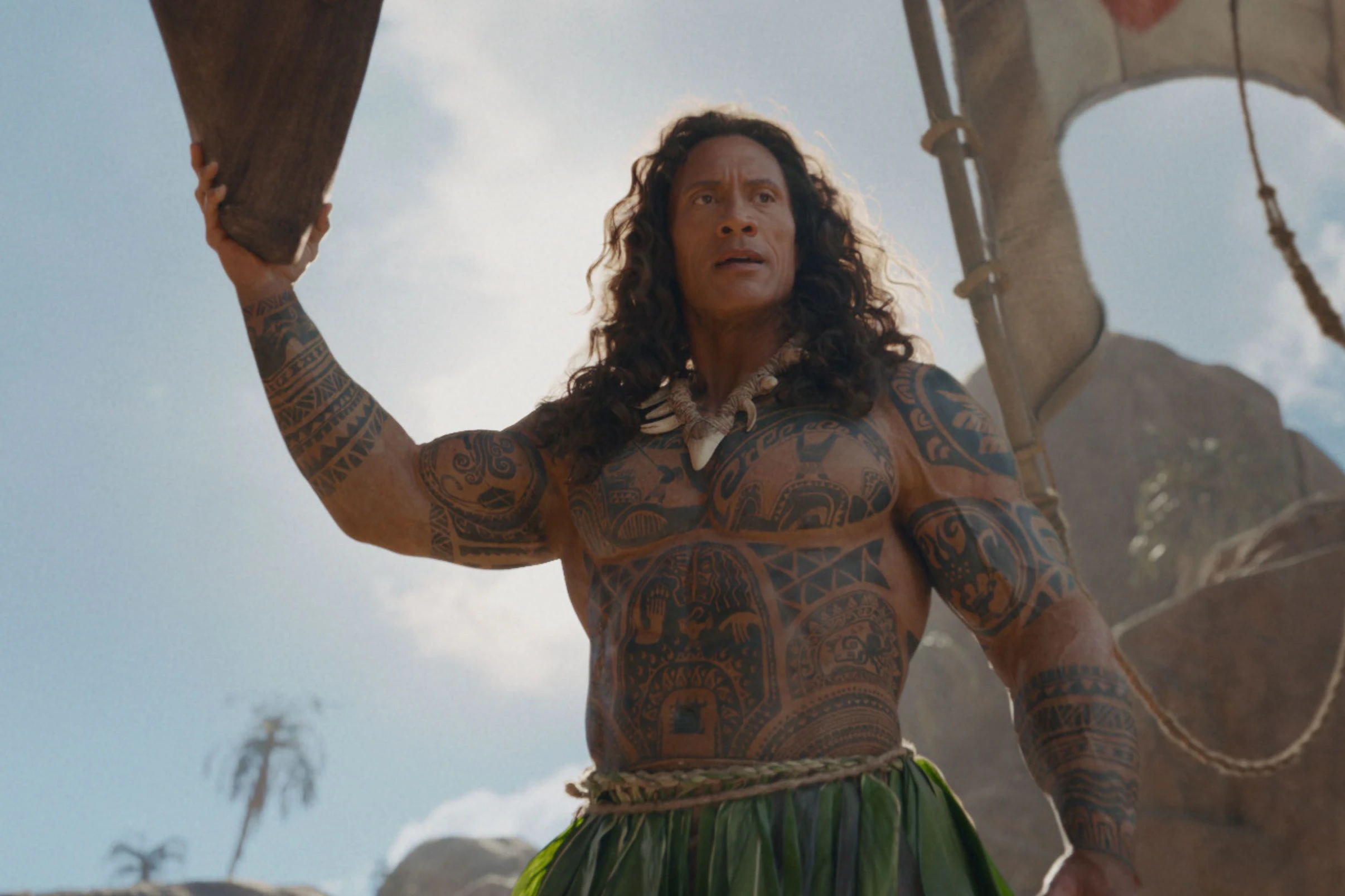 Dwayne Johnson als Halbgott Maui in "Vaiana"