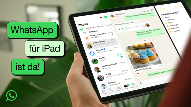 Im Mai 2025 kam die WhatsApp-App für das iPad, nun gibt es bald neue Funktionen.