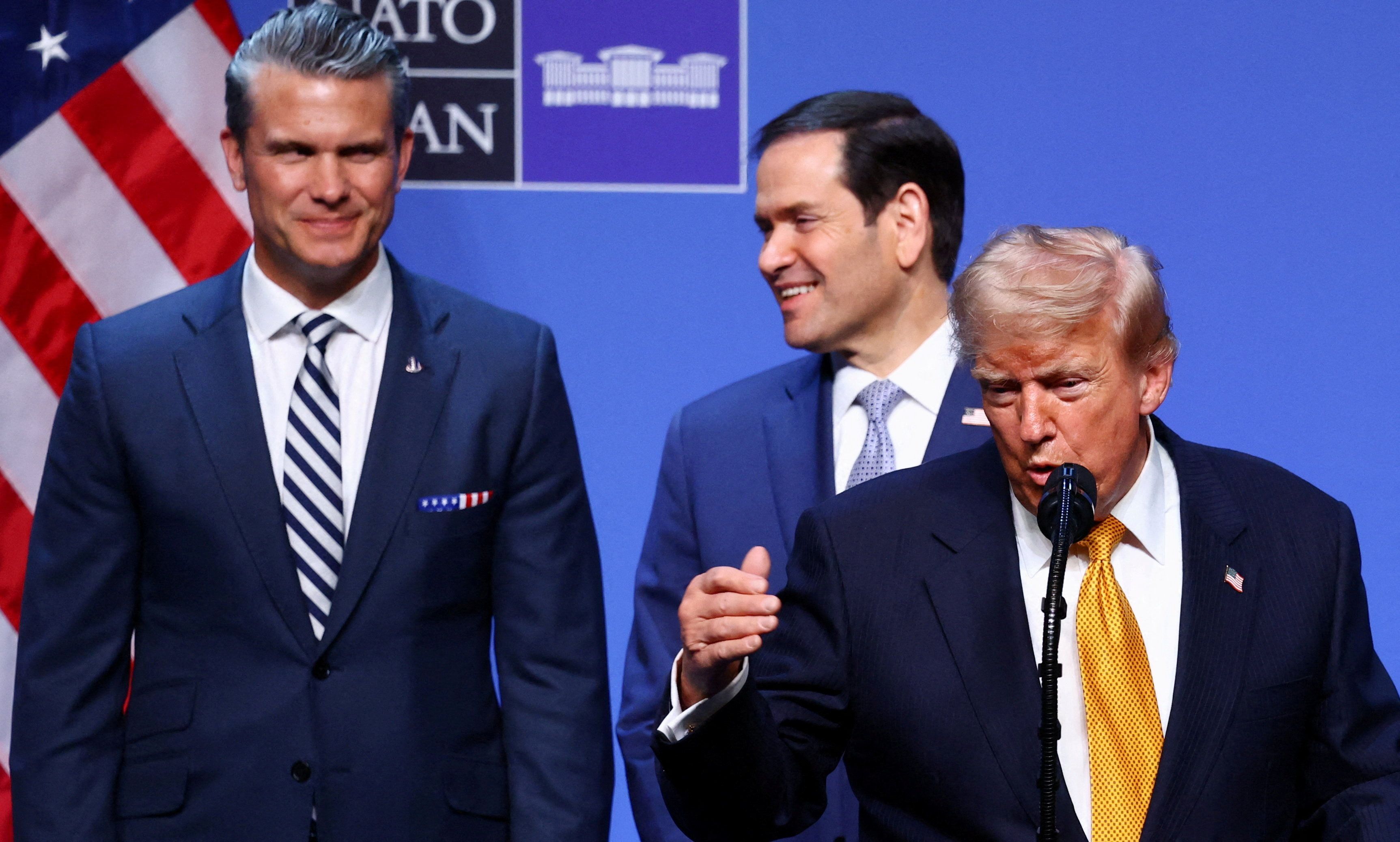 Zum Abschluss des Nato-Gipfels in Ankara am Mittwoch sorgte Trump für Irritation.