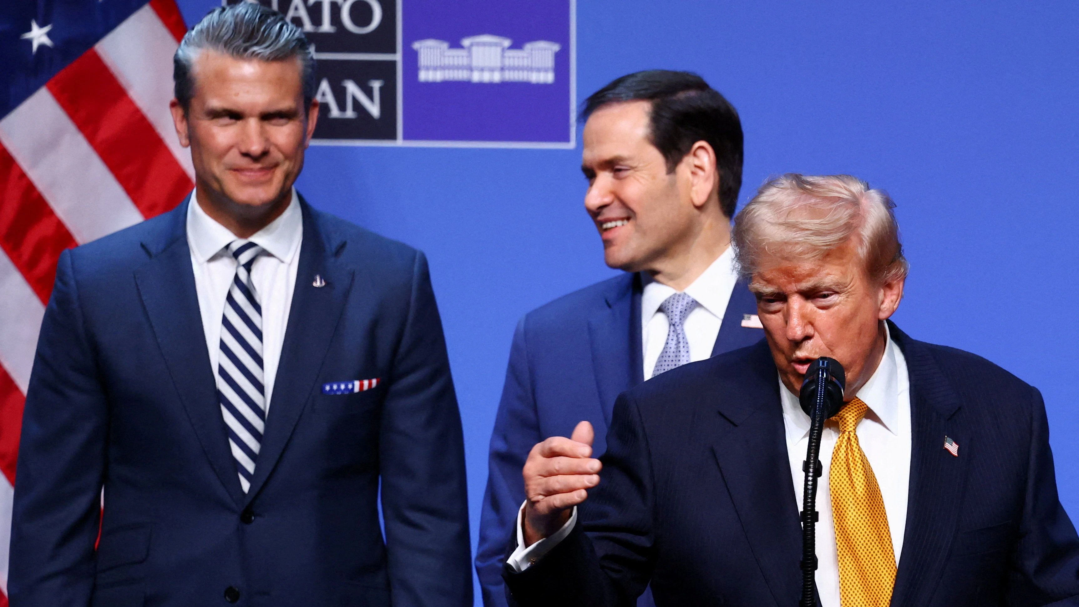 Zum Abschluss des Nato-Gipfels in Ankara am Mittwoch sorgte Trump für Irritation.