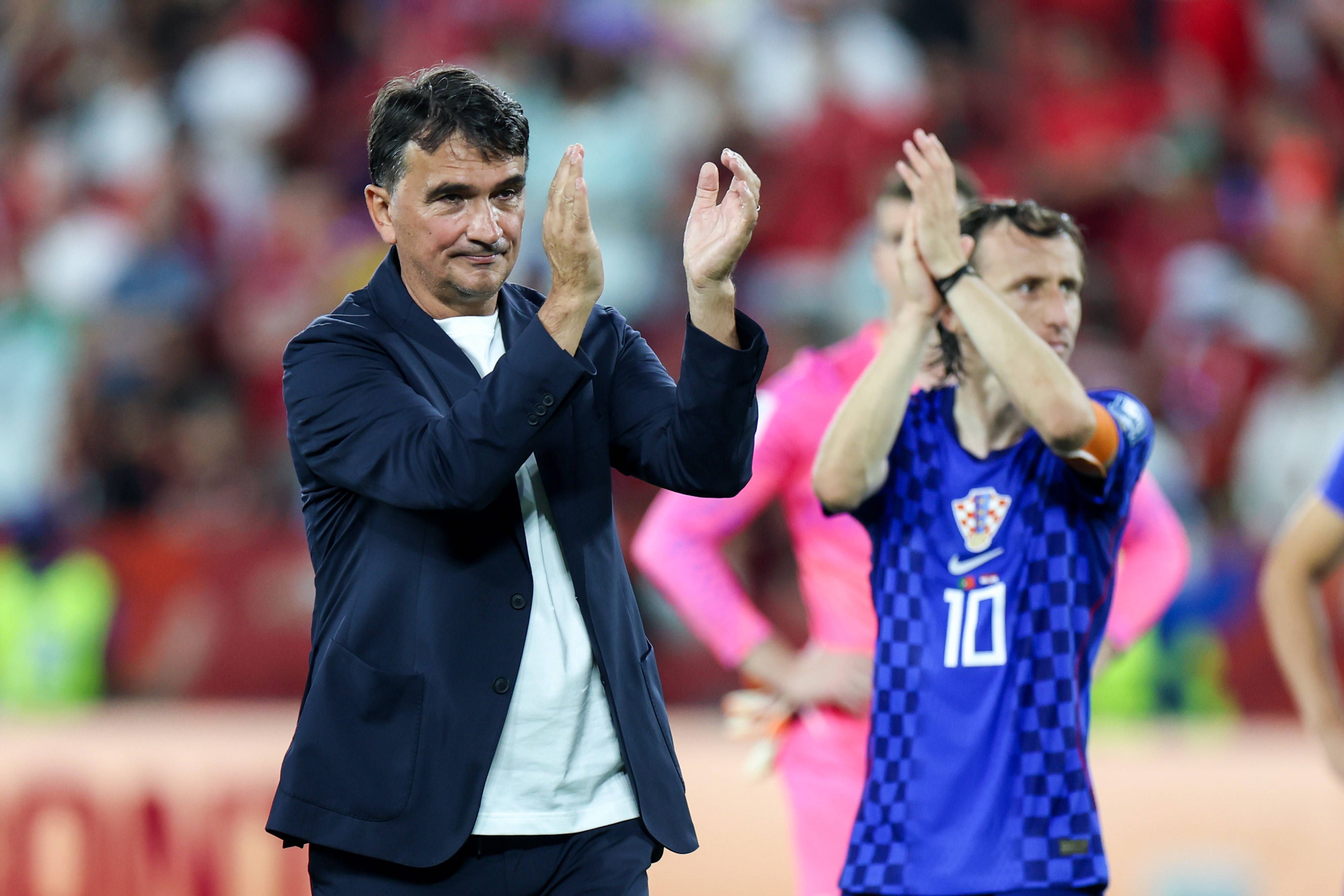 Zlatko Dalic (l.) hört auf.