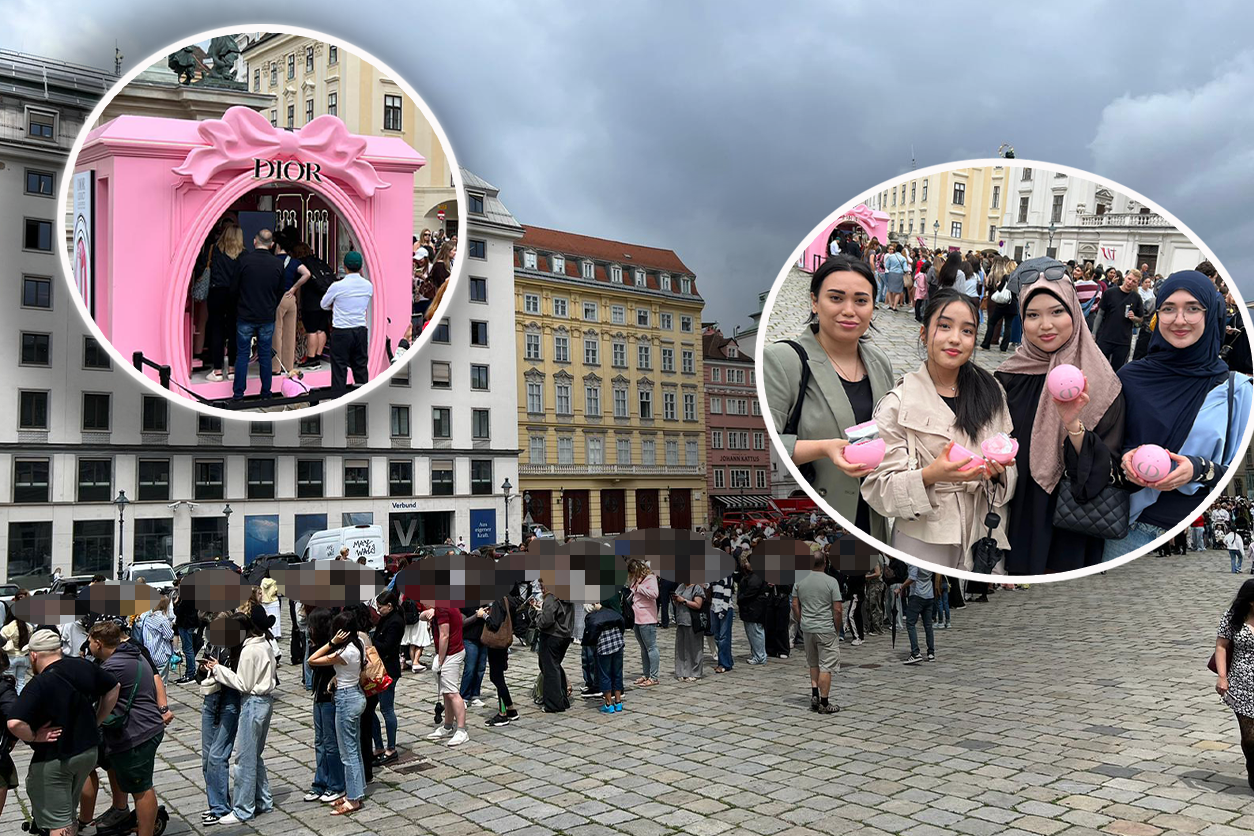 Nilufar, Sonja, Neda, Fatima konnten nach drei Stunden die begehrten Goodies ergattern.