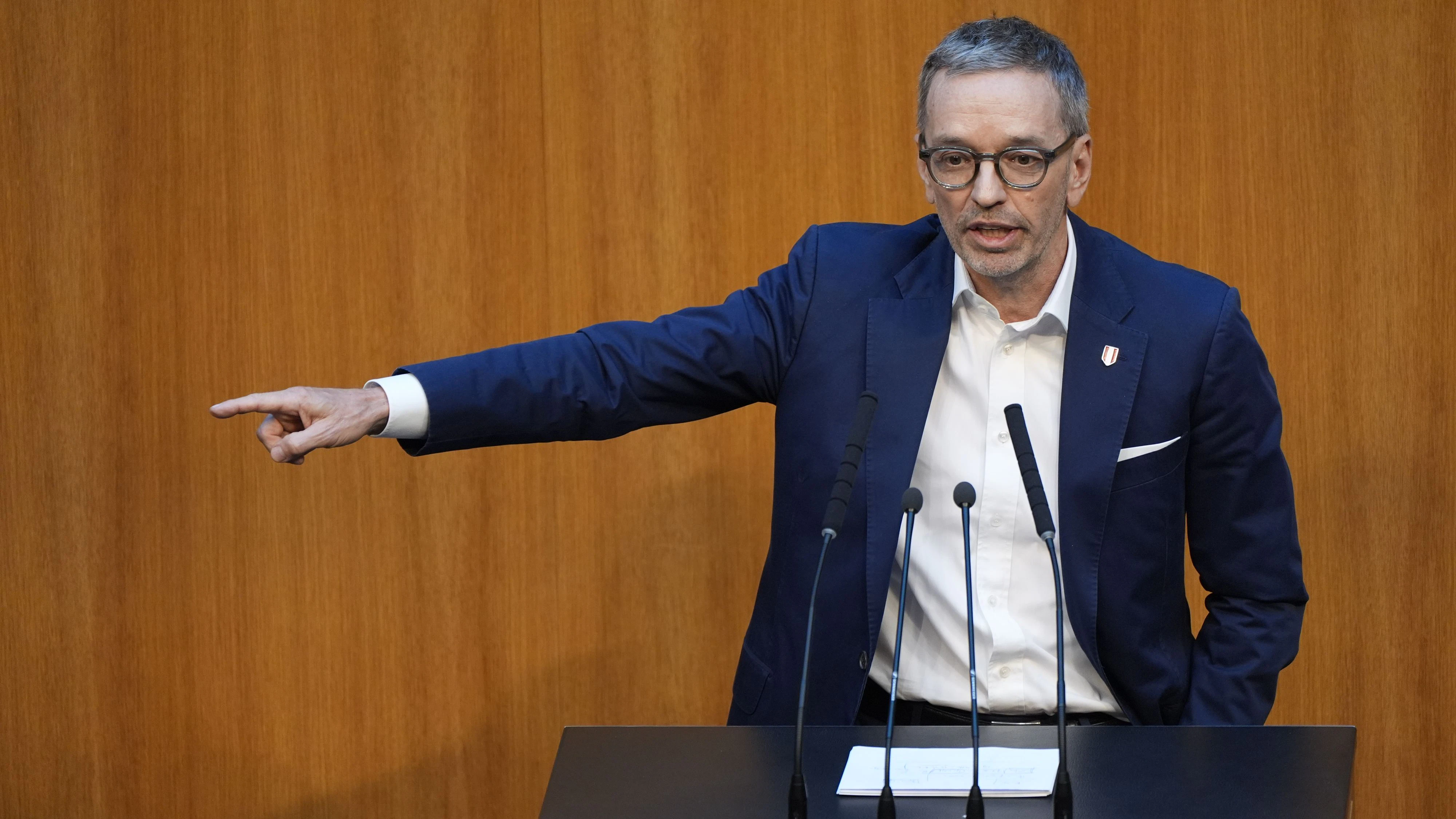 Während der Rede von Herbert Kickl ging es hitzig zu.