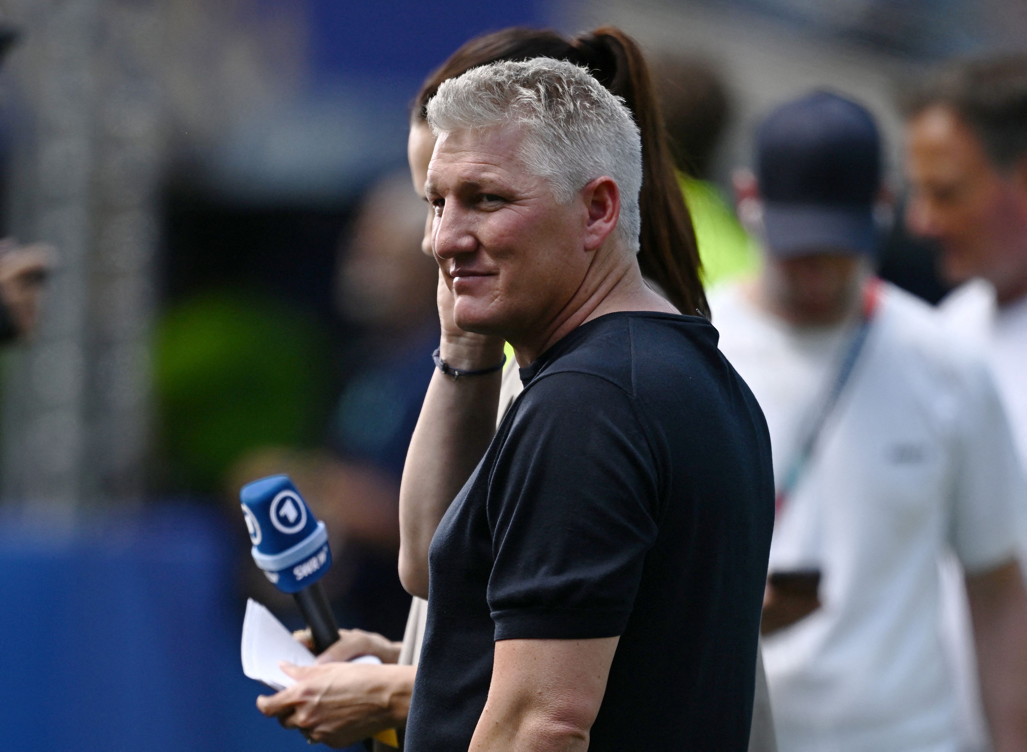 Bastian Schweinsteiger und Esther Sedlaczek