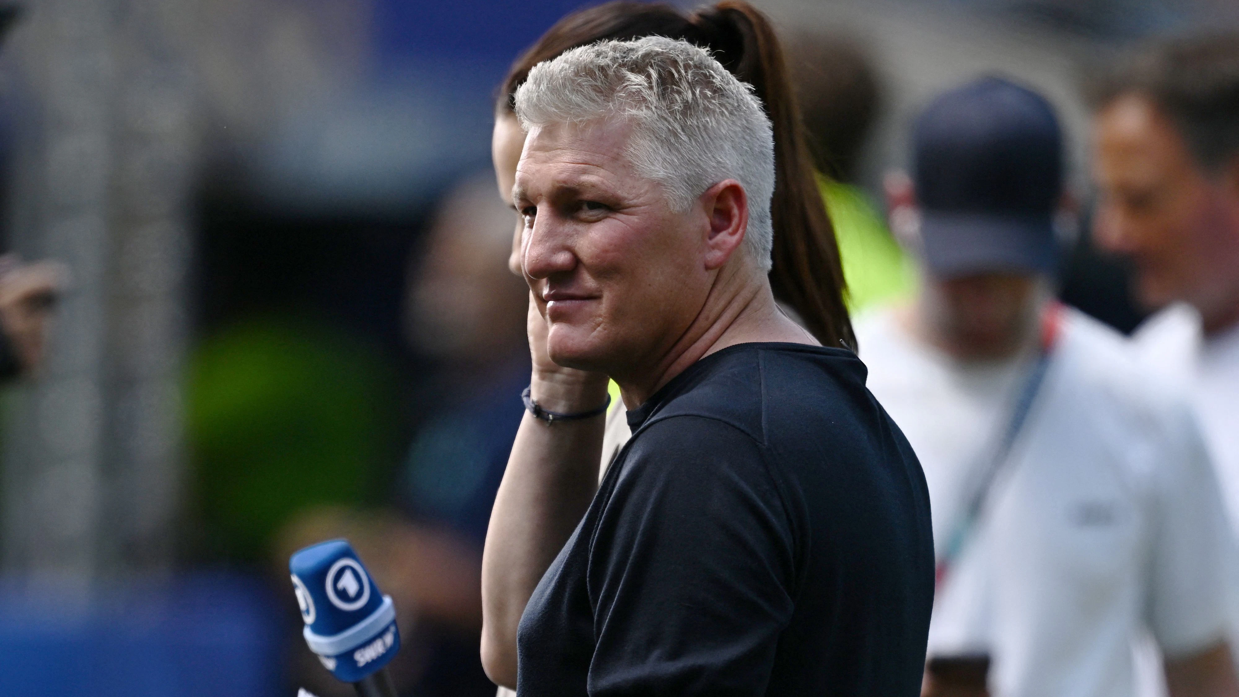 Bastian Schweinsteiger und Esther Sedlaczek