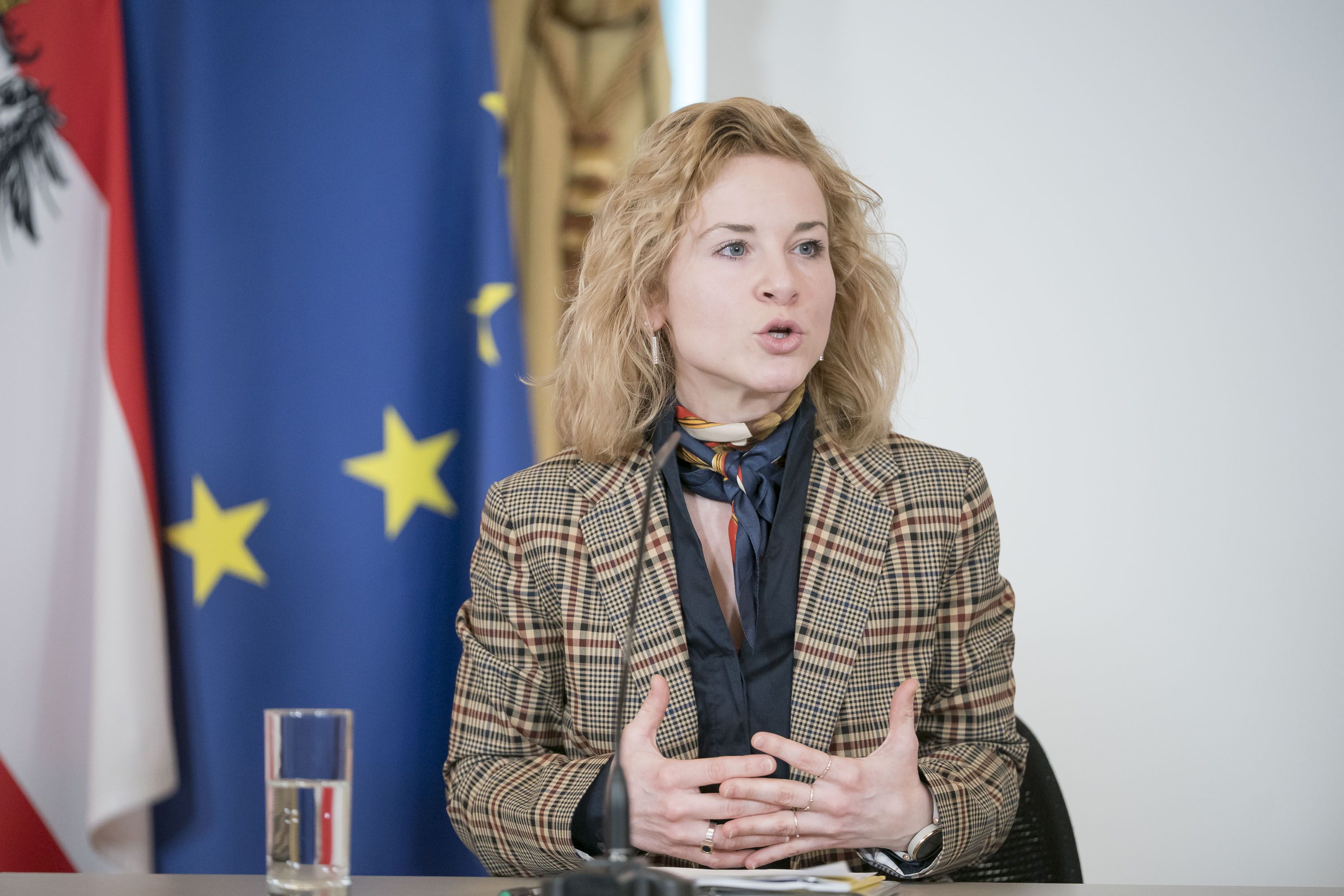 Wissenschaftsministerin Eva-Maria Holzleitner.
