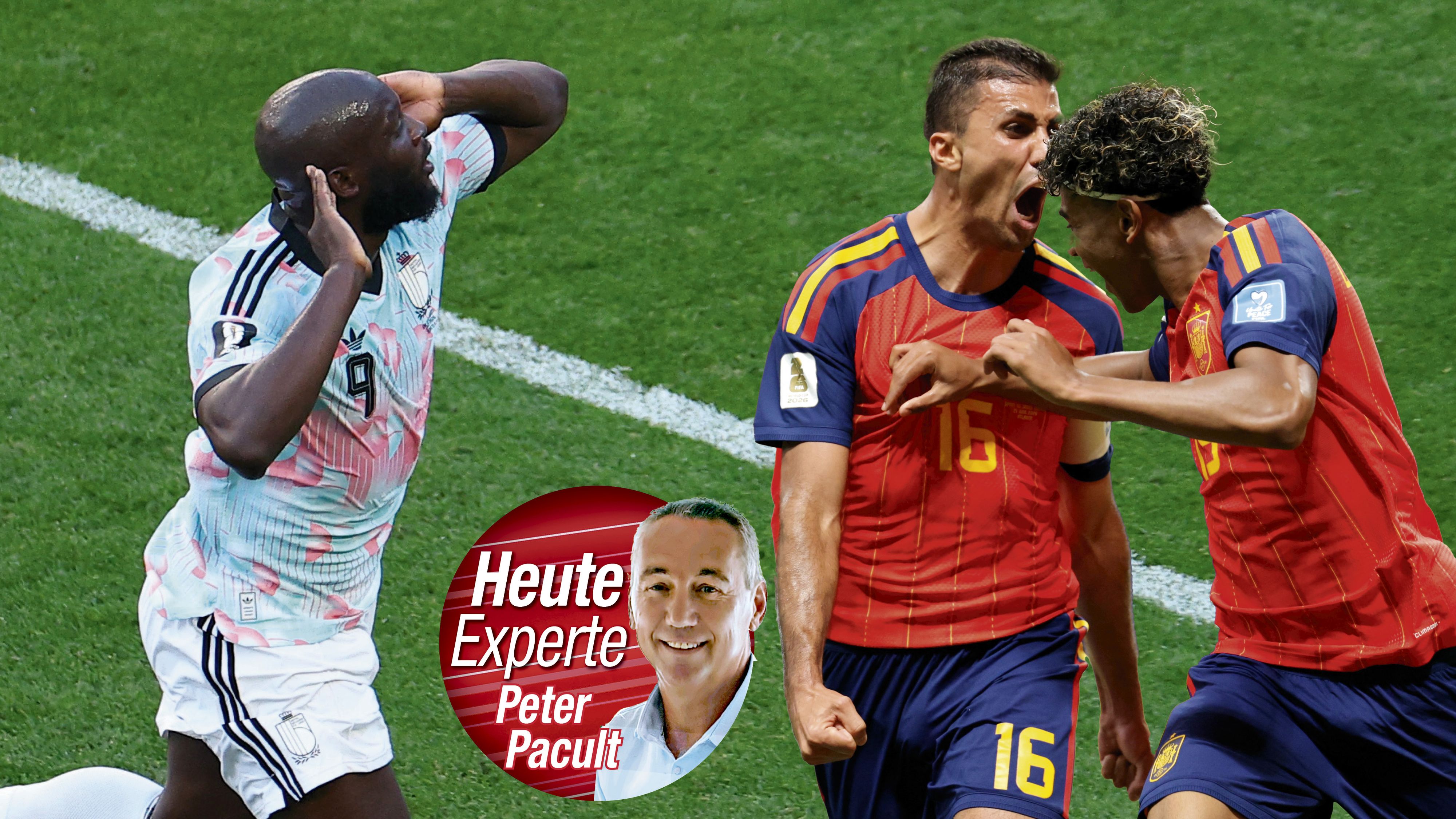Belgien fordert heute im WM-Viertelfinale Europameister Spanien.