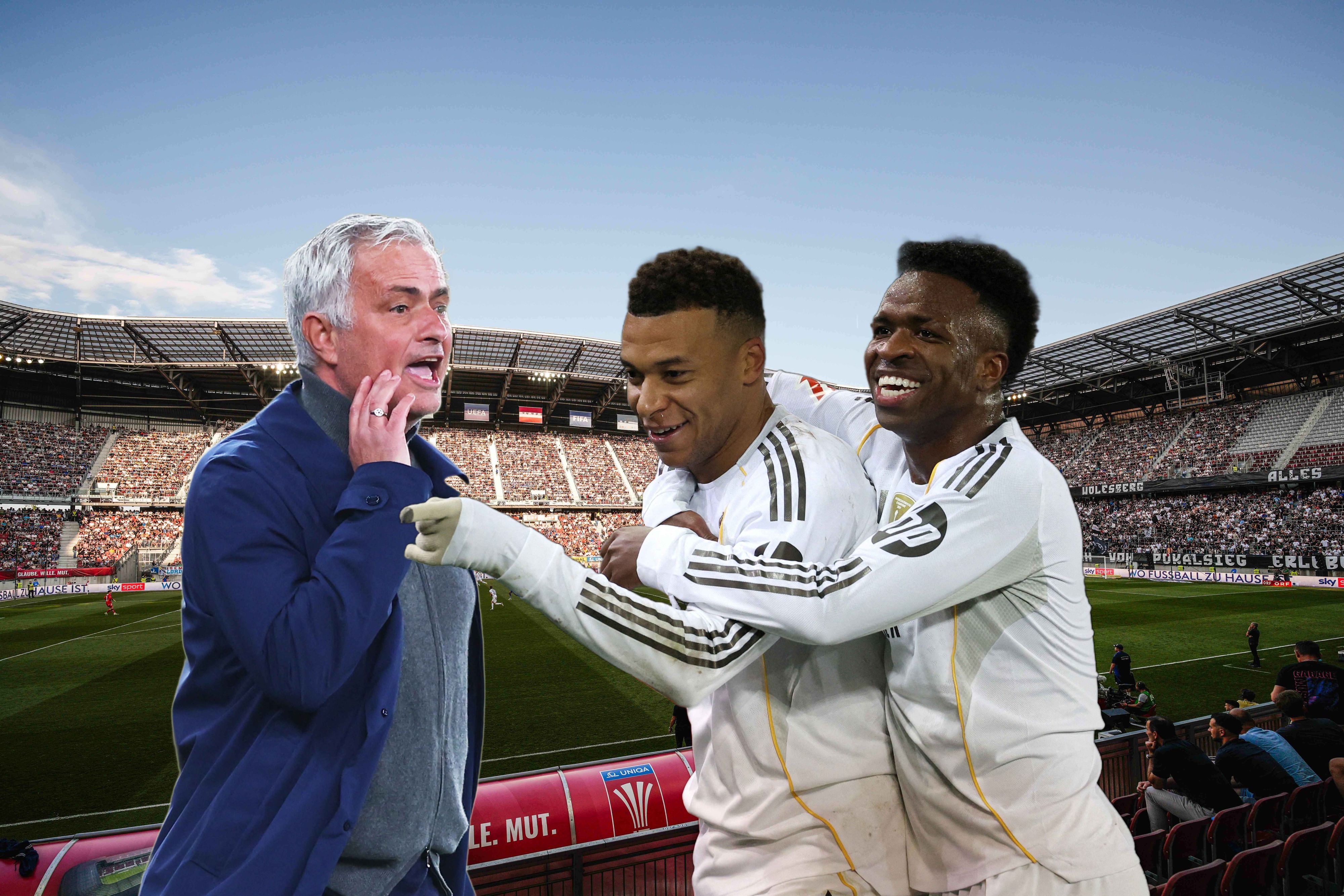 Jose Mourinho kommt fix, die WM-Starter Kylian Mbappe und Vinicius Junior sind fraglich.