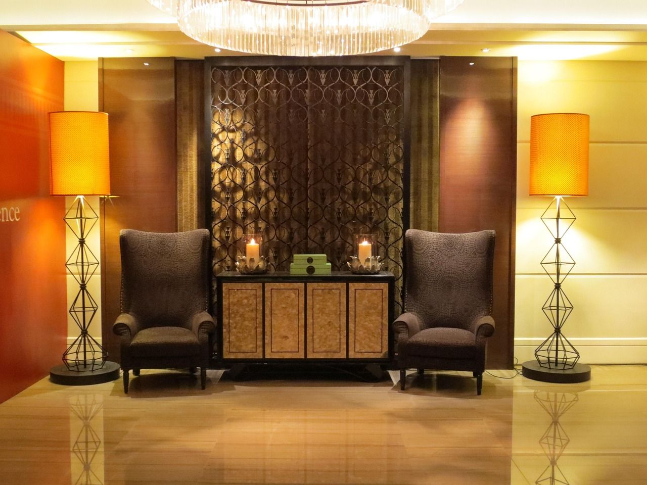 Elegantes Hotelfoyer