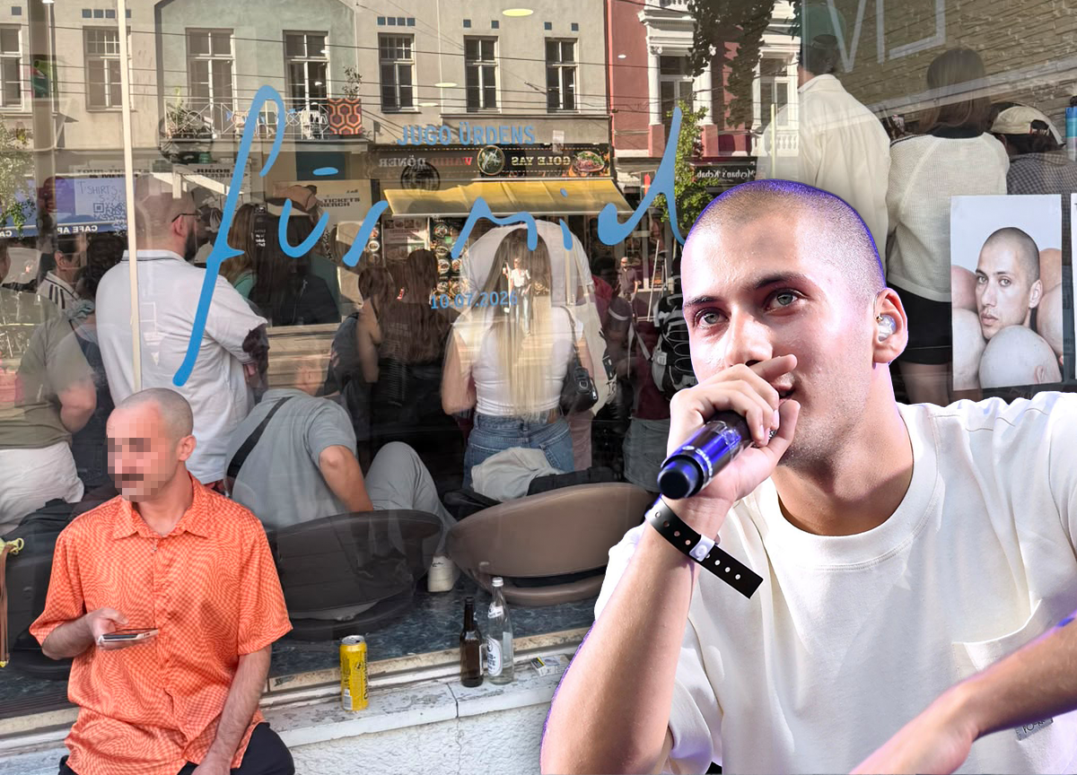 Jugo Ürdens machte aus dem Kultfriseur Yakamoz in Hernals eine Konzer-Bühne