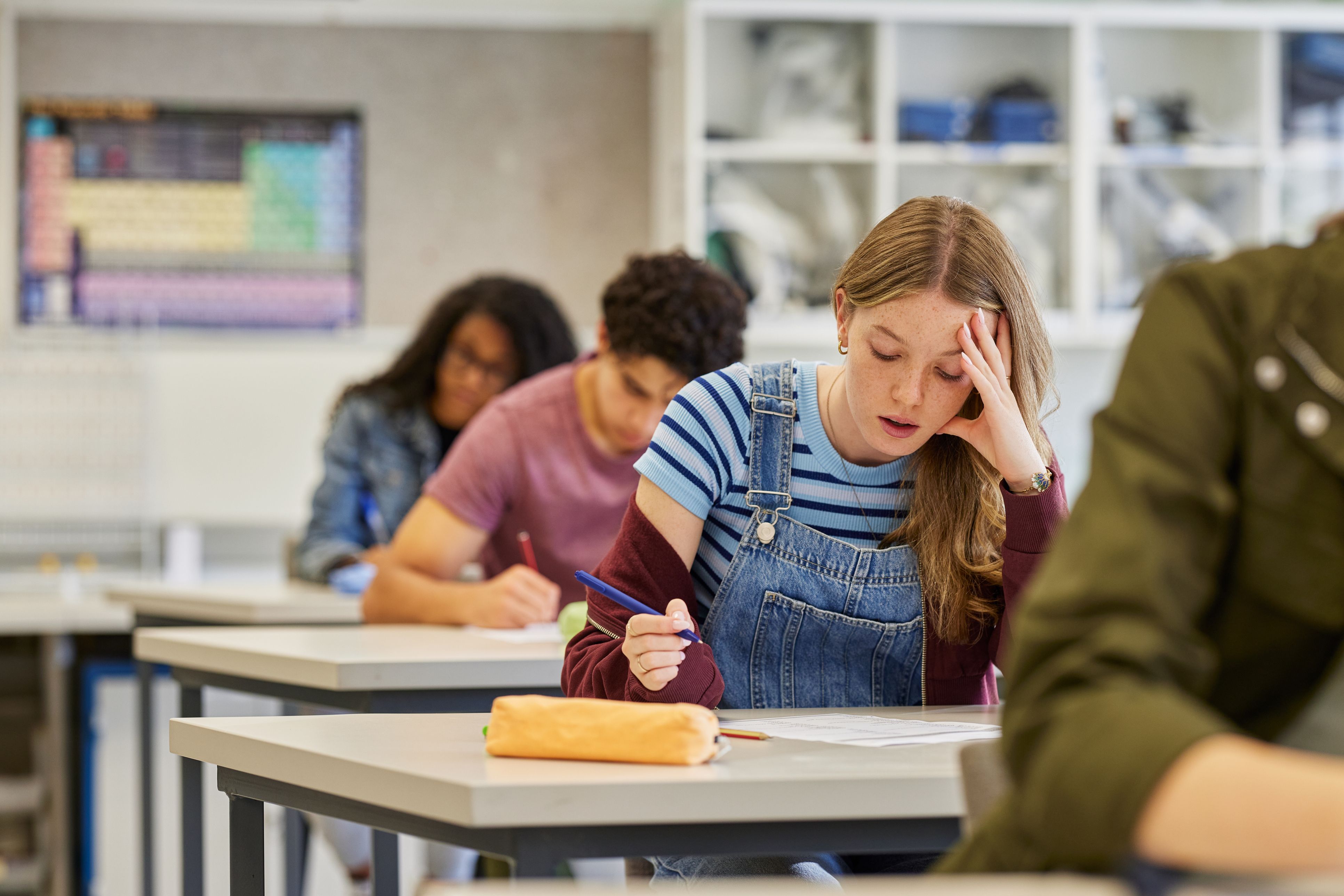 An dem Gymnasium haben 17 Schüler die Reifeprüfung nicht geschafft. (Symbolbild)