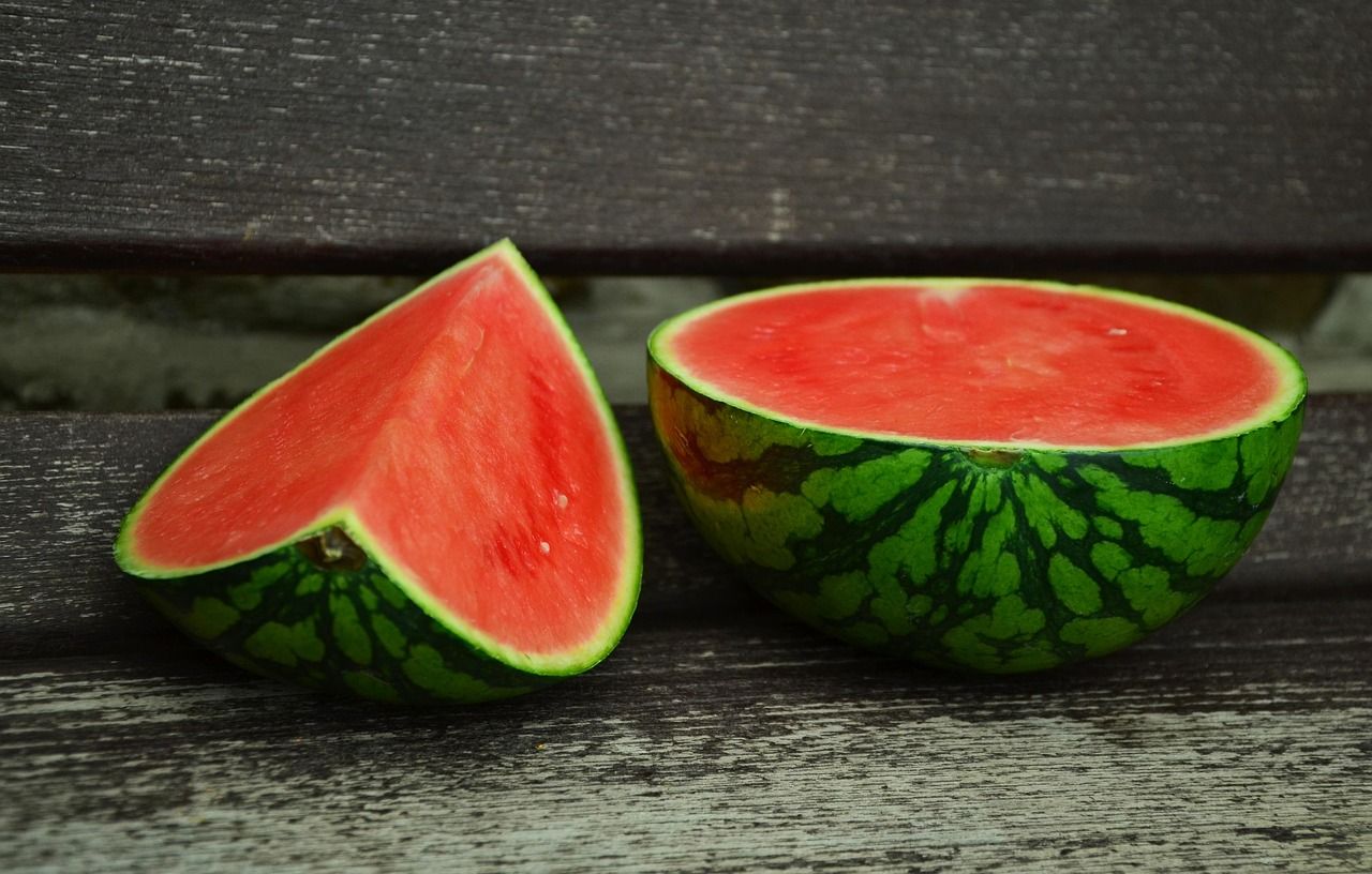 Frische Wassermelonenscheiben