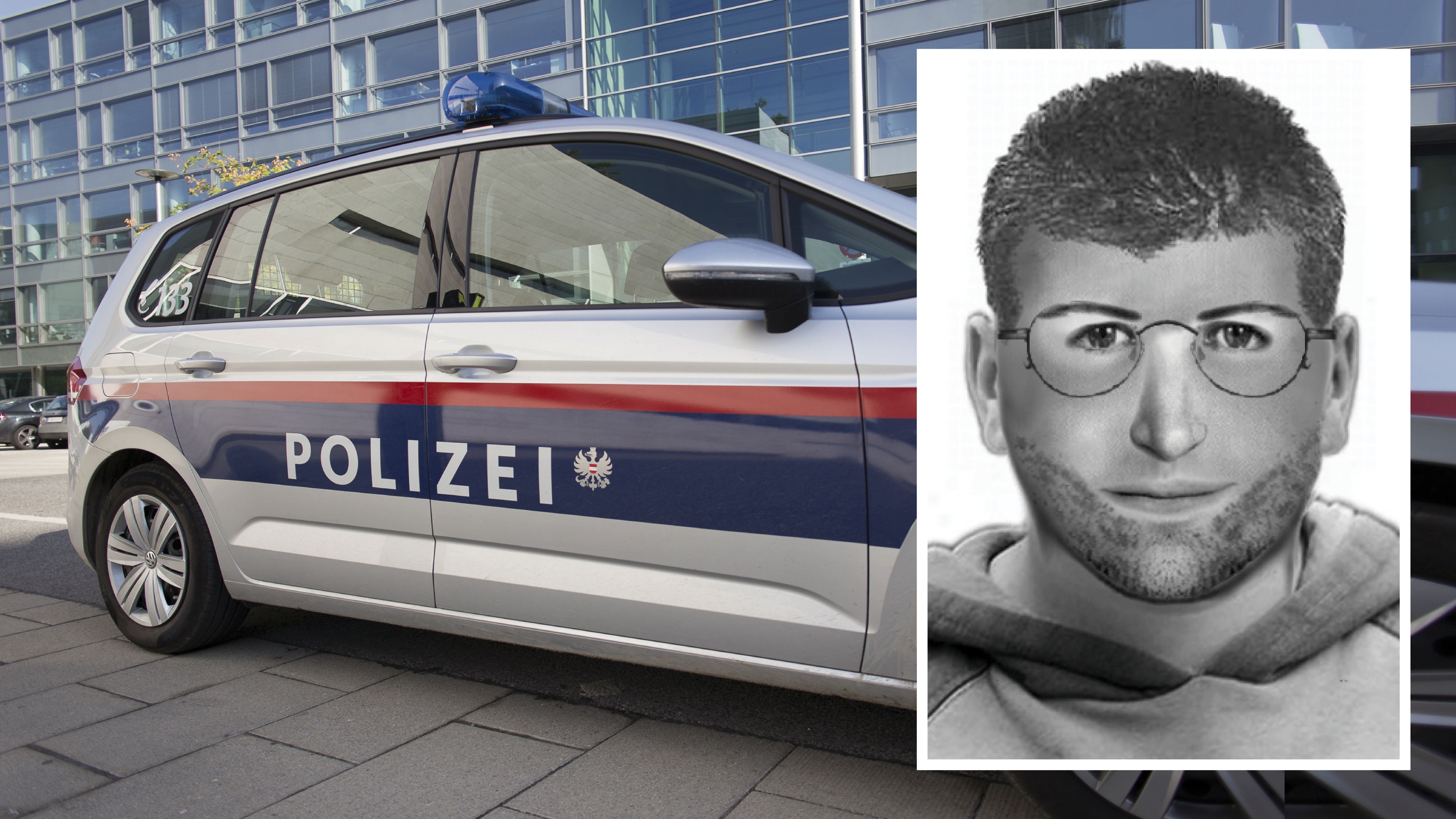 Phantombild: Wer kann Hinweise zu dem Verdächtigen geben?