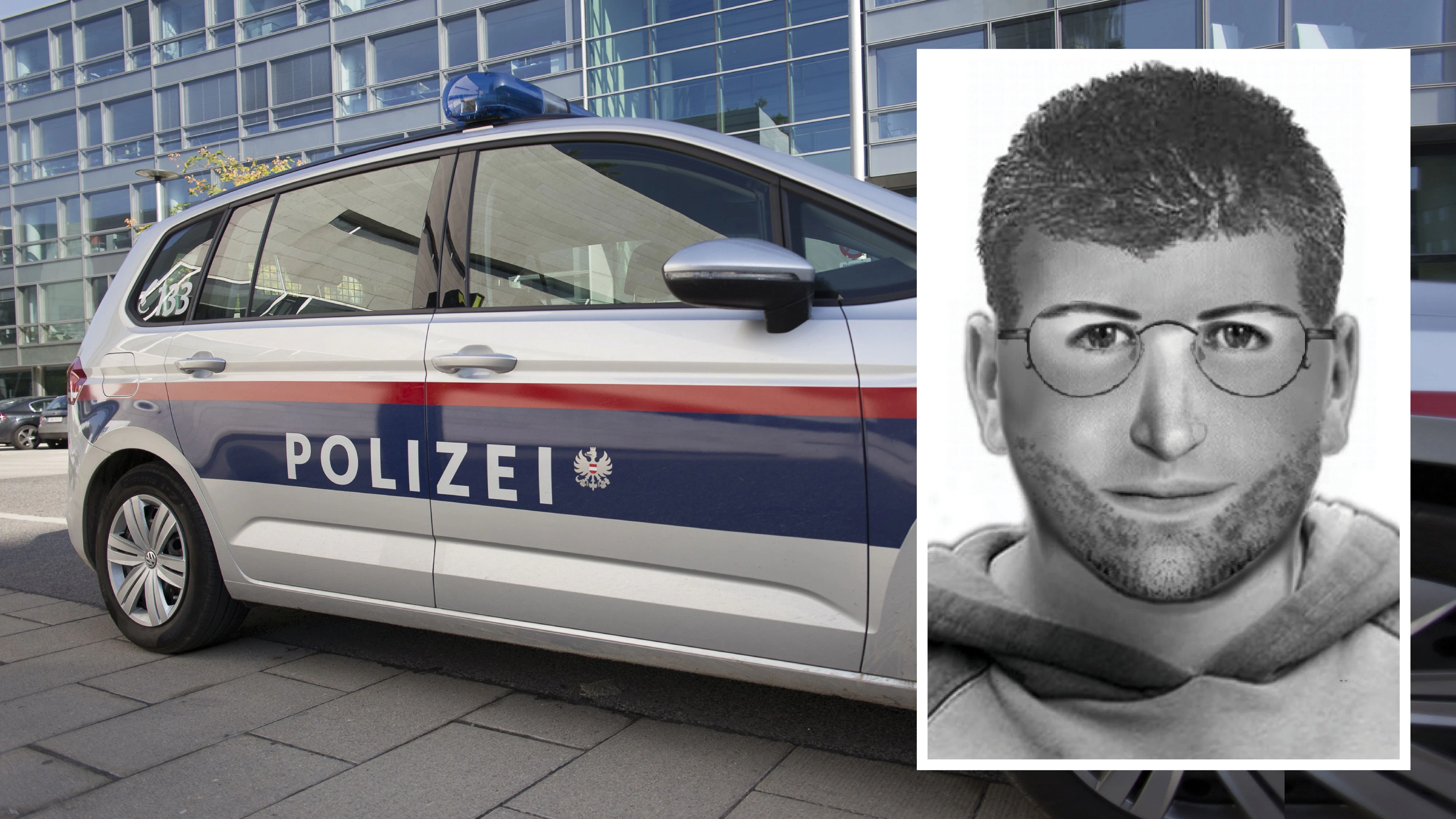 Phantombild: Wer kann Hinweise zu dem Verdächtigen geben?